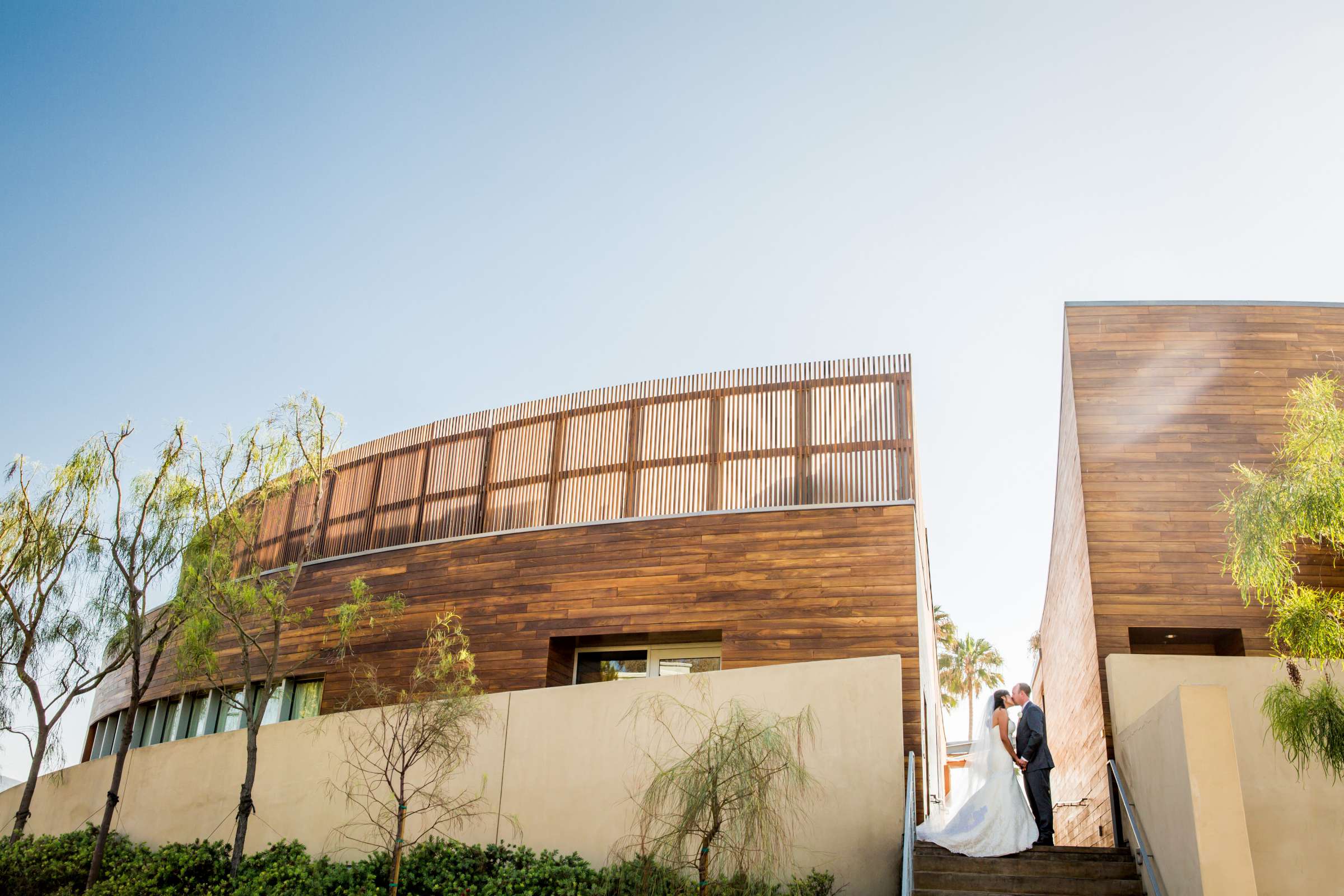 contemporary photo, Stylized Portrait at Scripps Seaside Forum Wedding coordinated by Behind The Scenes, Marissa and Andrew Wedding Photo #235083 by True Photography