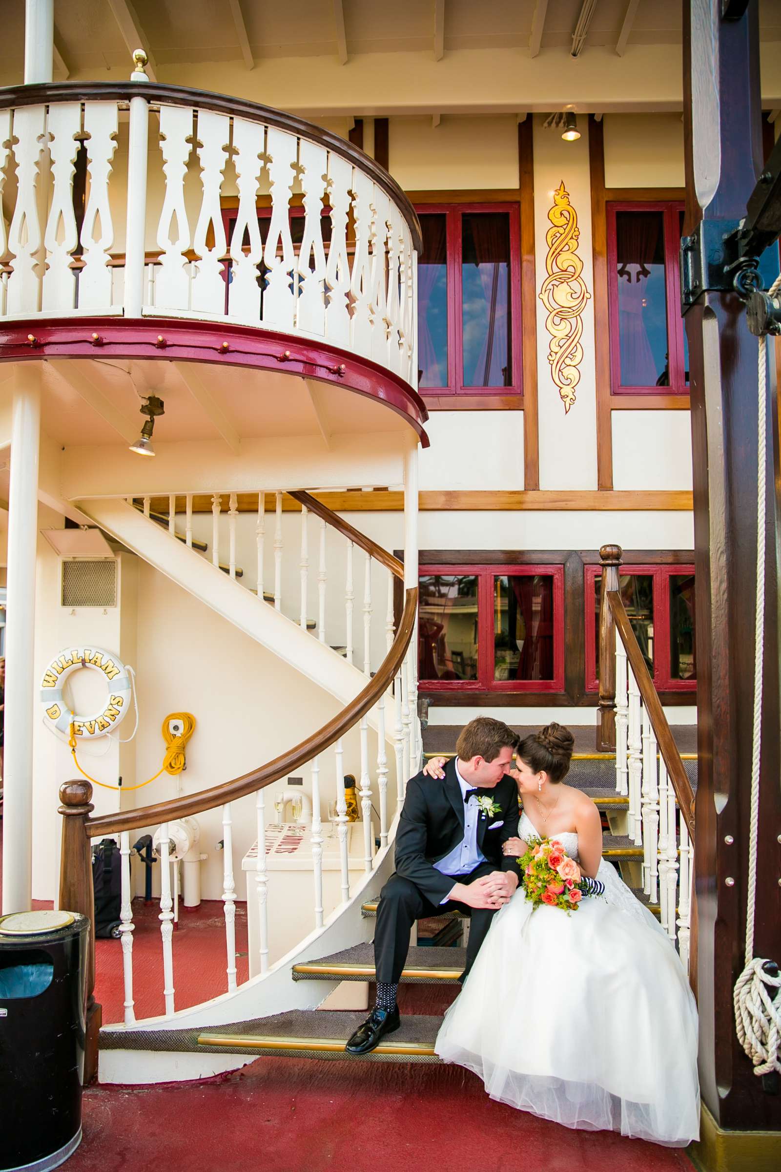 Boat Wedding at Bahia Hotel Wedding coordinated by I Do Weddings, Meredith and Jack Wedding Photo #73 by True Photography