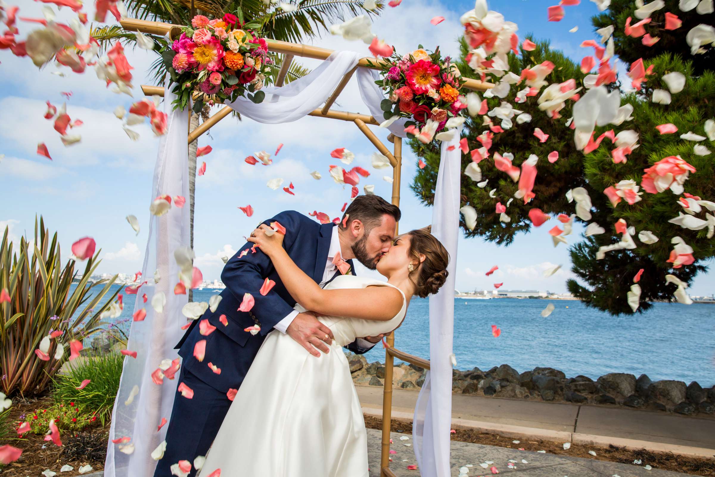 Flowers at Bali Hai Wedding coordinated by Serendipity Events, Kate and Eric Wedding Photo #1 by True Photography