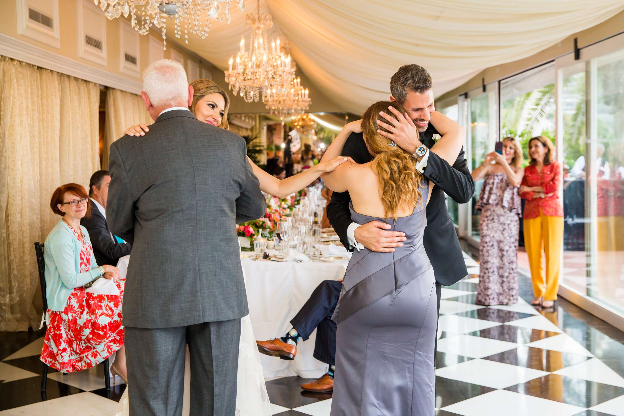 Father, Daughter Dance, Mother, Son Dance at La Valencia Wedding, Lucia and Marcelo Wedding Photo #256801 by True Photography