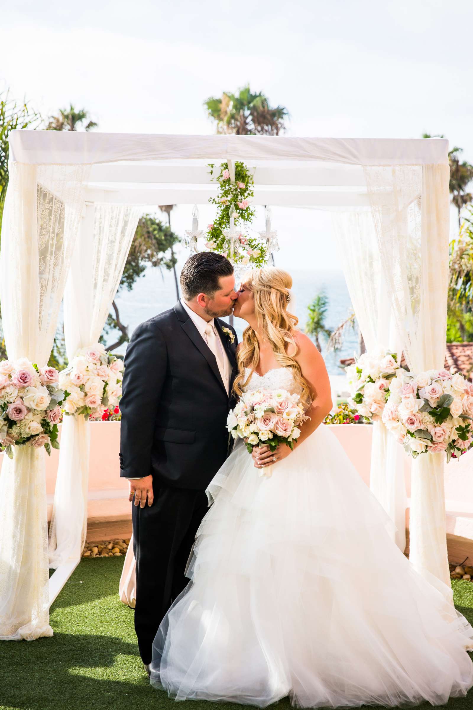 La Valencia Wedding coordinated by Monarch Weddings, Kathy and Cody Wedding Photo #257004 by True Photography