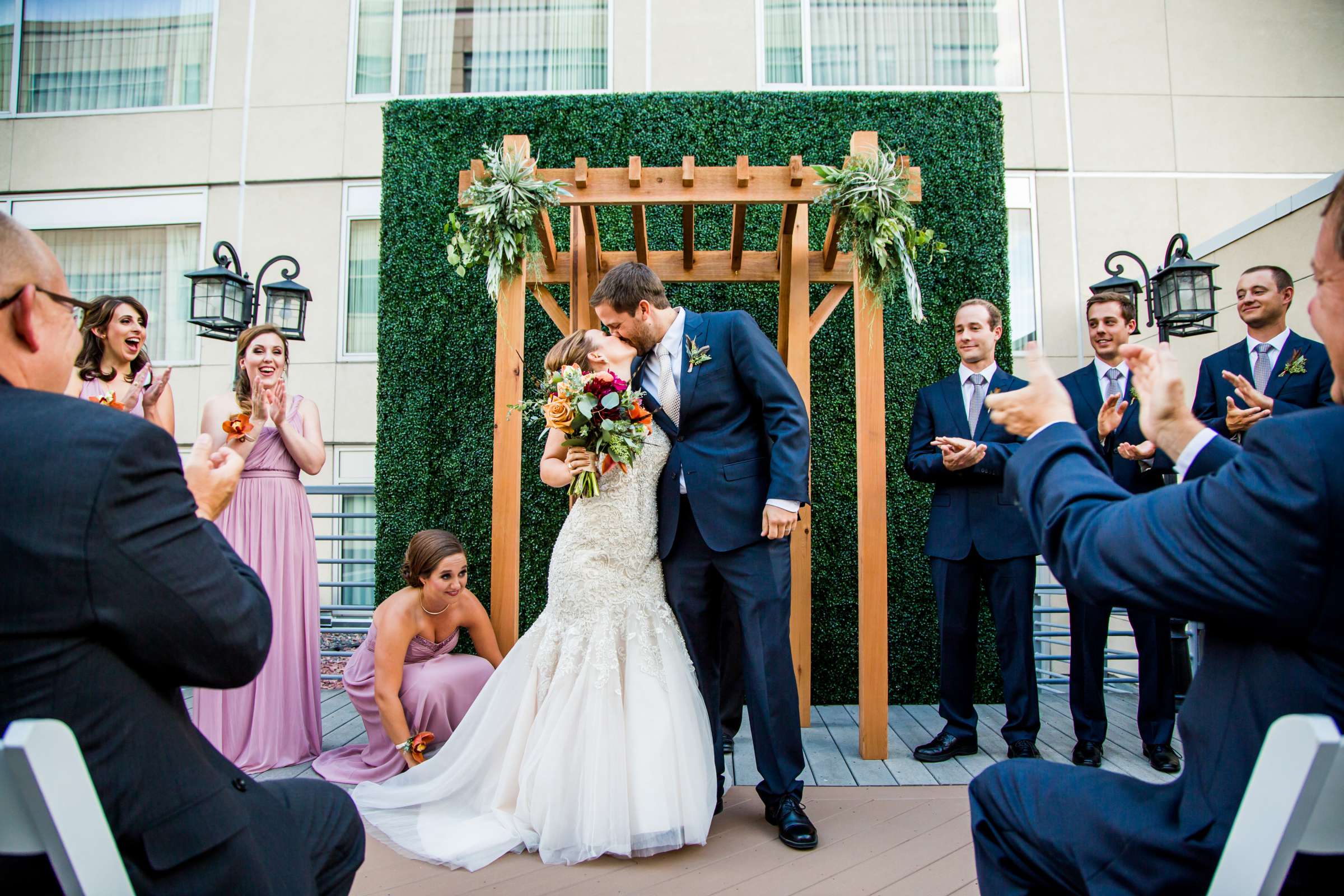 JW Marriott Denver At Cherry Creek Wedding coordinated by Sapphire Celebrations, Kelsey and Randy Wedding Photo #59 by True Photography