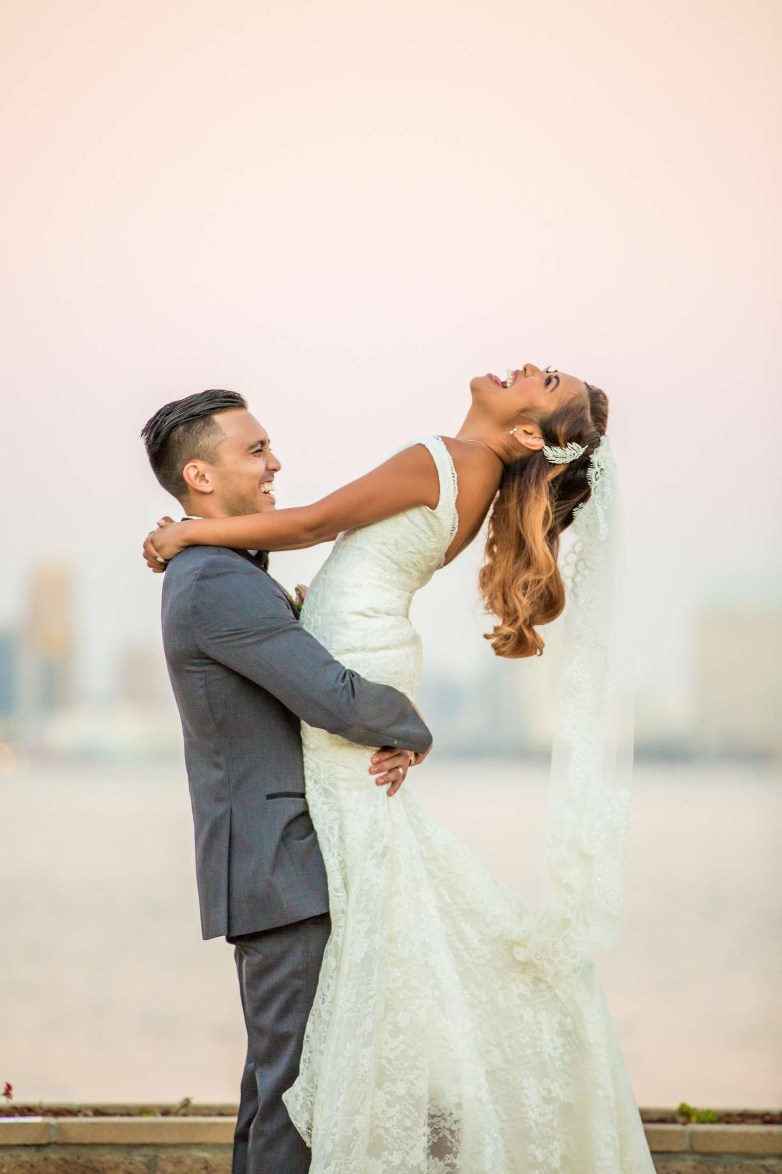 Bride and Groom at Admiral Kidd Club Wedding coordinated by Hannah Smith Events, Annamarie and Scott Wedding Photo #23 by True Photography