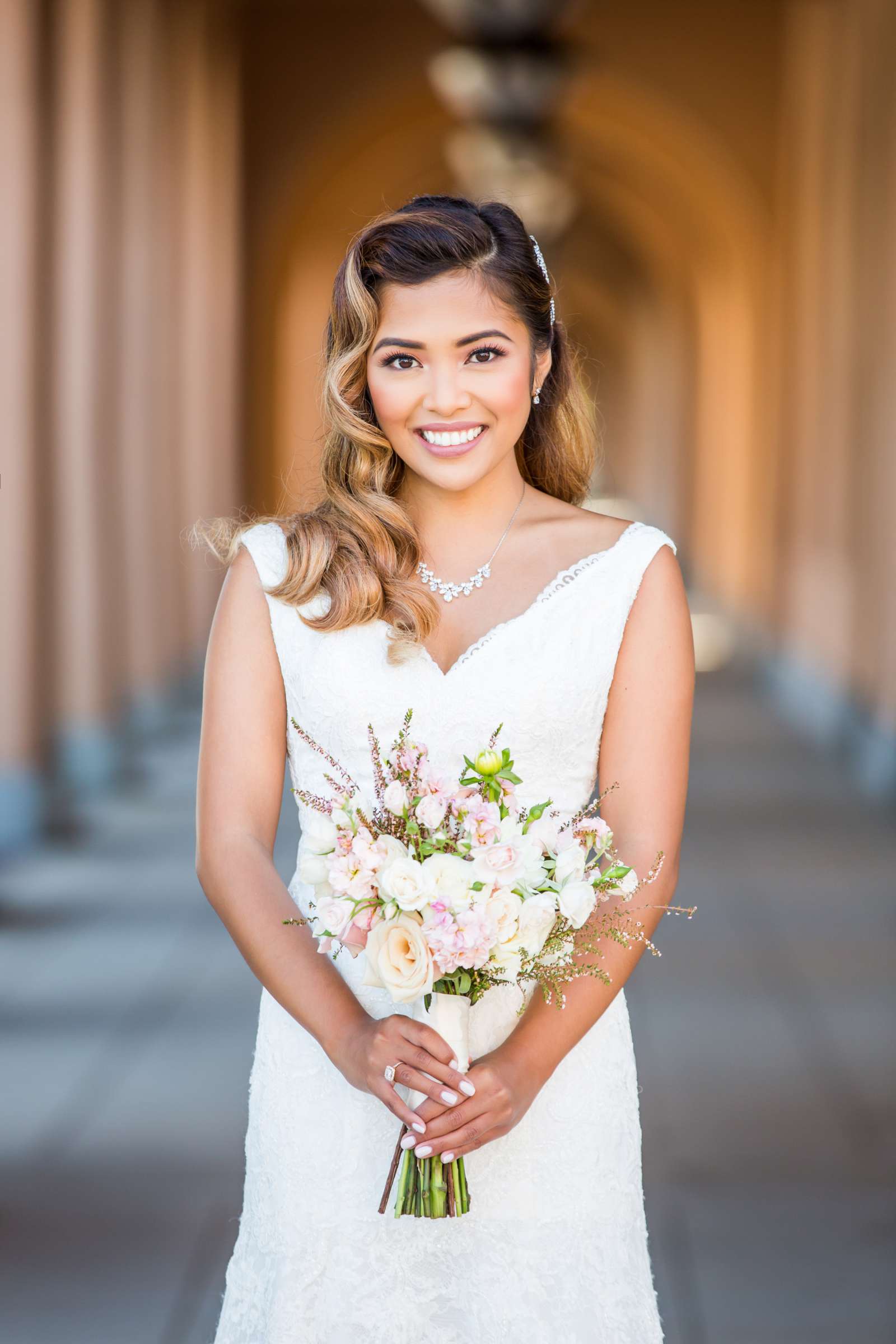 Bride at Admiral Kidd Club Wedding coordinated by Hannah Smith Events, Annamarie and Scott Wedding Photo #54 by True Photography