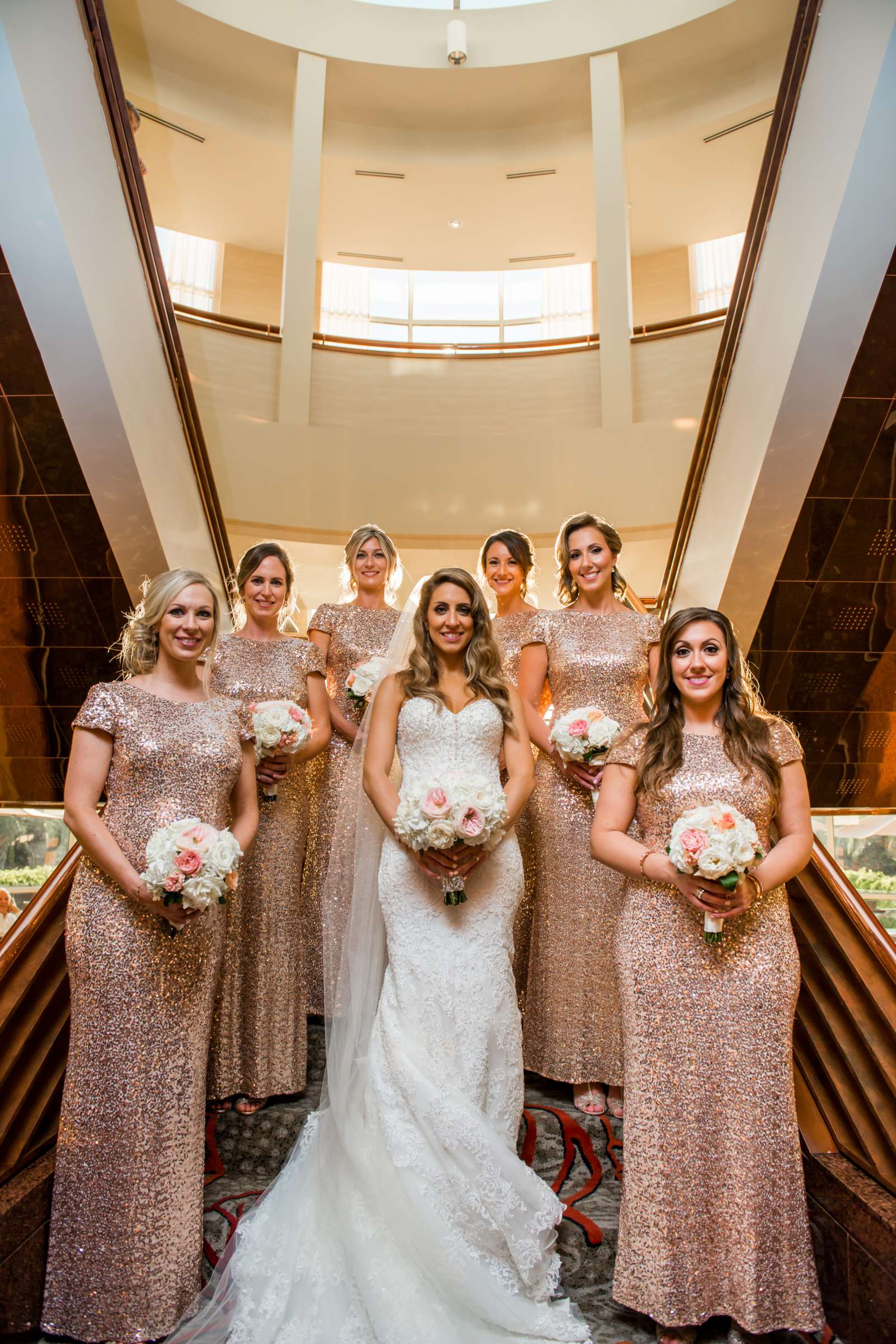 Hilton La Jolla Torrey Pines Wedding coordinated by Trendee Flowers, Gina and John Wedding Photo #43 by True Photography