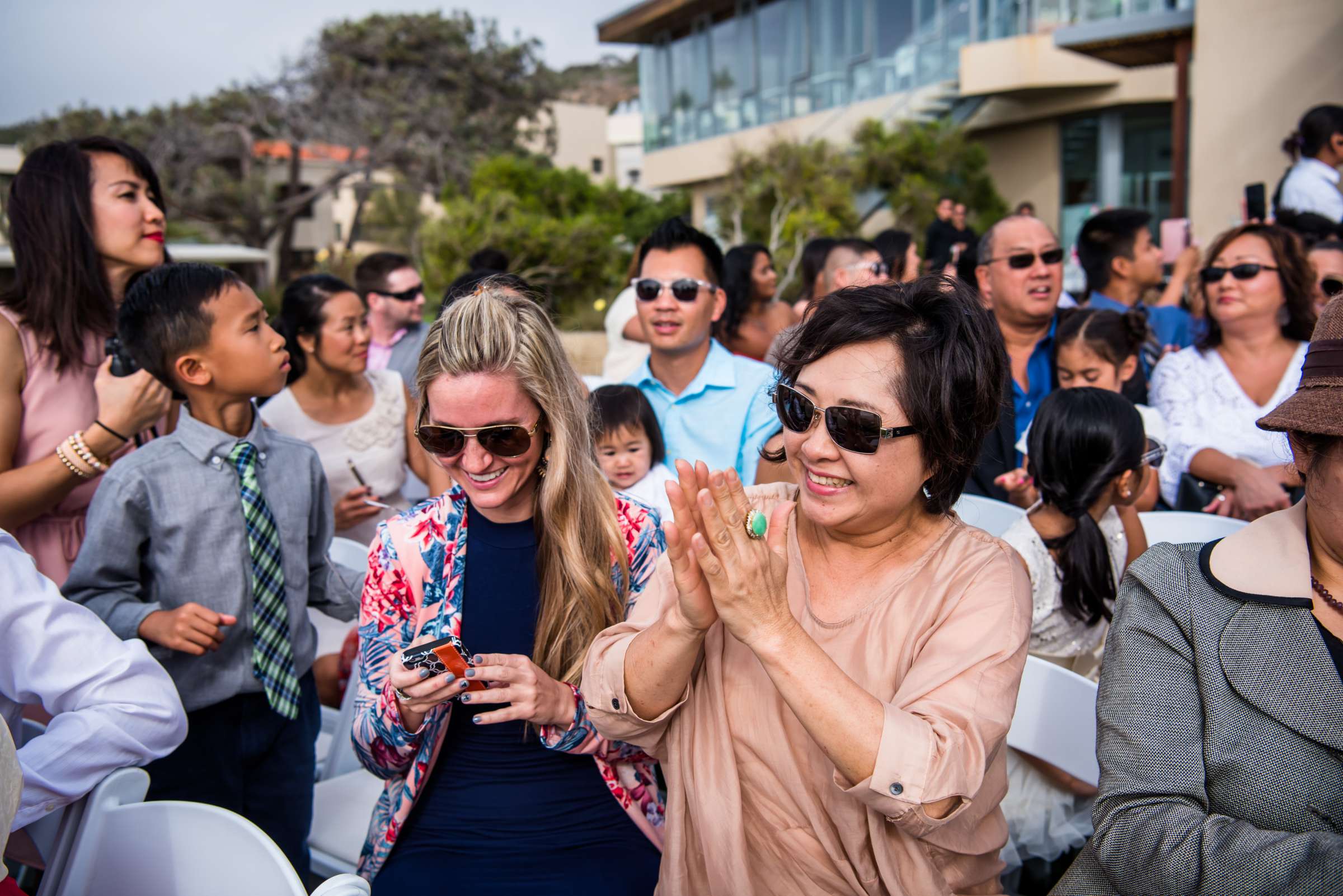 Scripps Seaside Forum Wedding coordinated by First Comes Love Weddings & Events, Lisa and Simon Wedding Photo #61 by True Photography