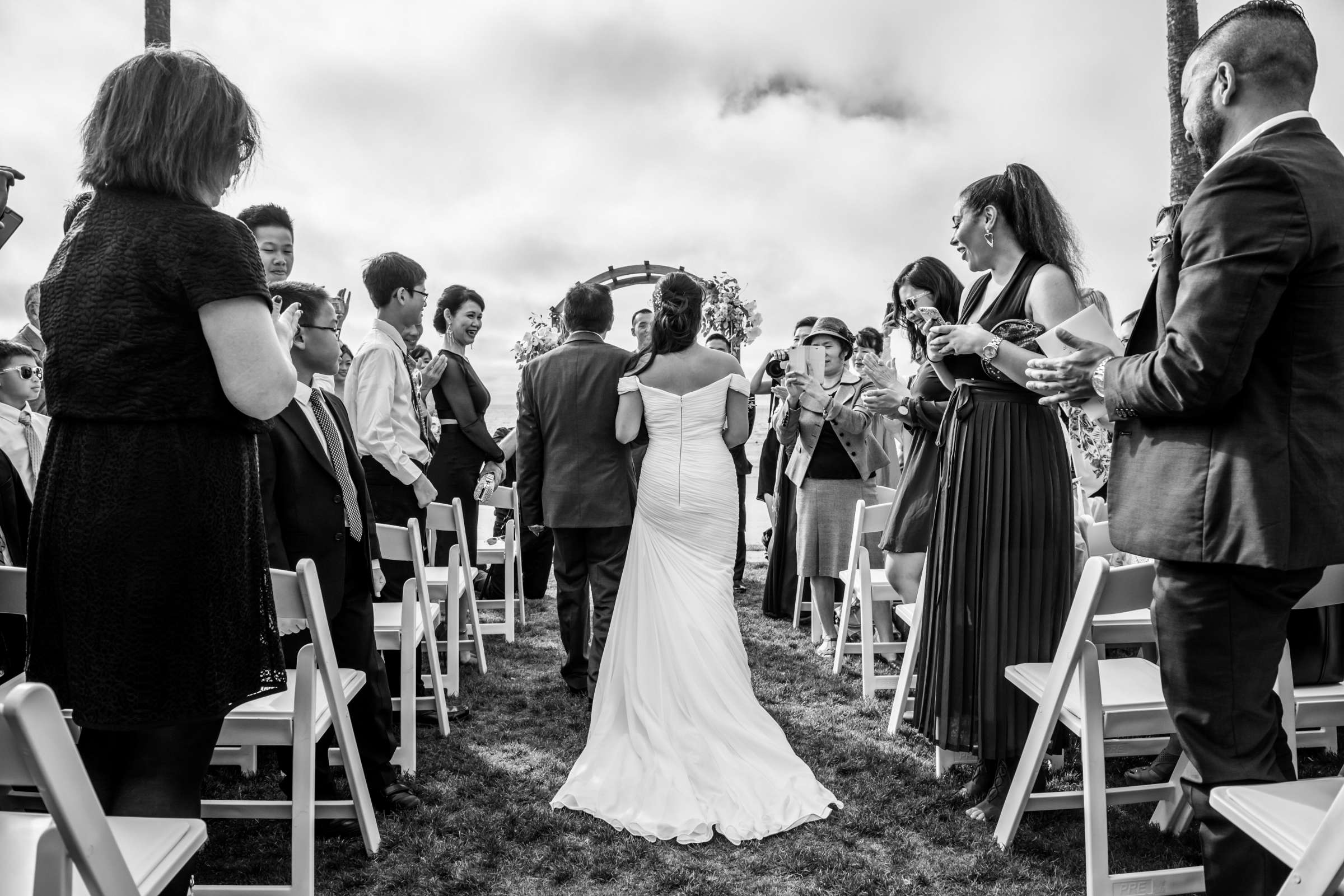 Scripps Seaside Forum Wedding coordinated by First Comes Love Weddings & Events, Lisa and Simon Wedding Photo #63 by True Photography