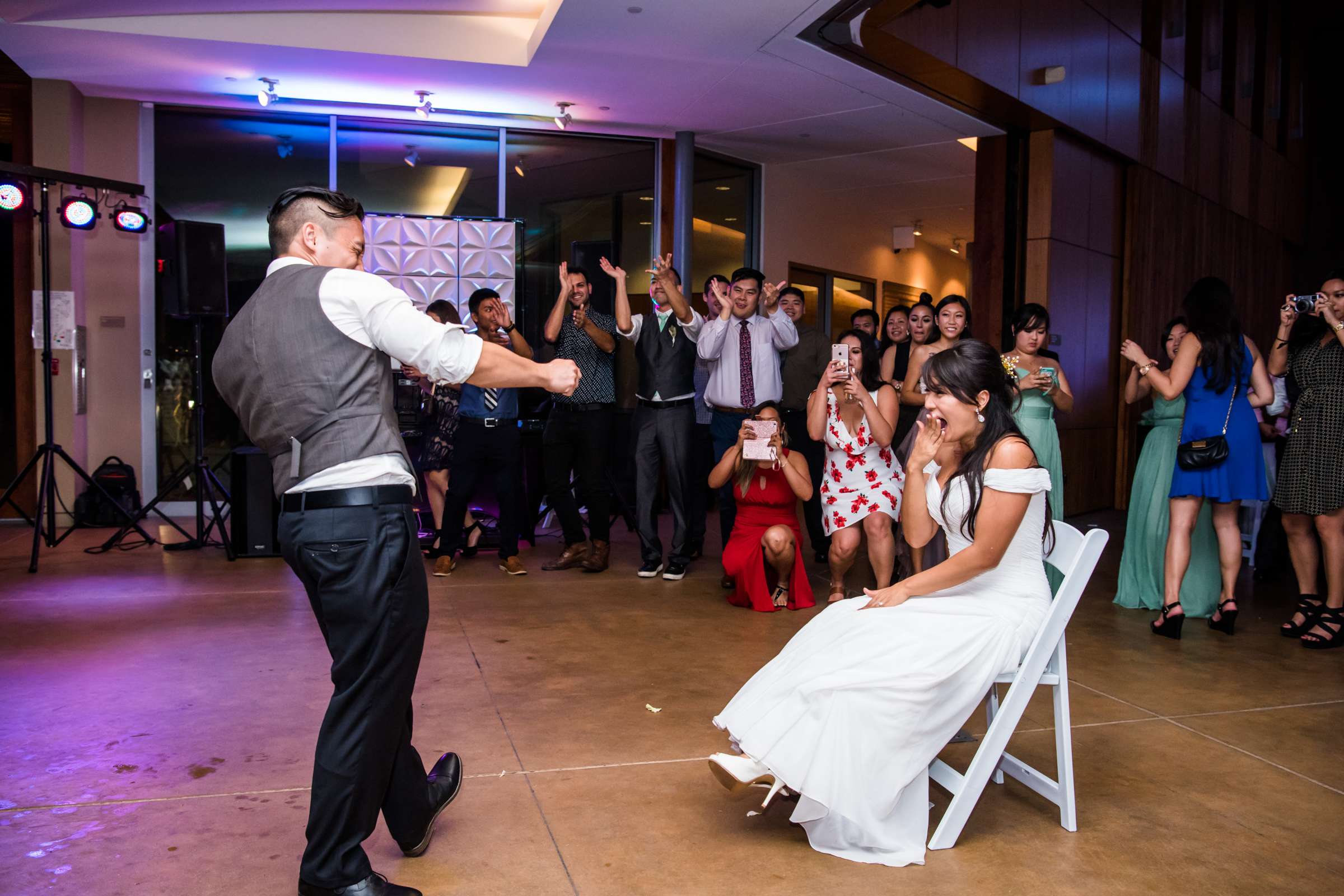 Scripps Seaside Forum Wedding coordinated by First Comes Love Weddings & Events, Lisa and Simon Wedding Photo #125 by True Photography