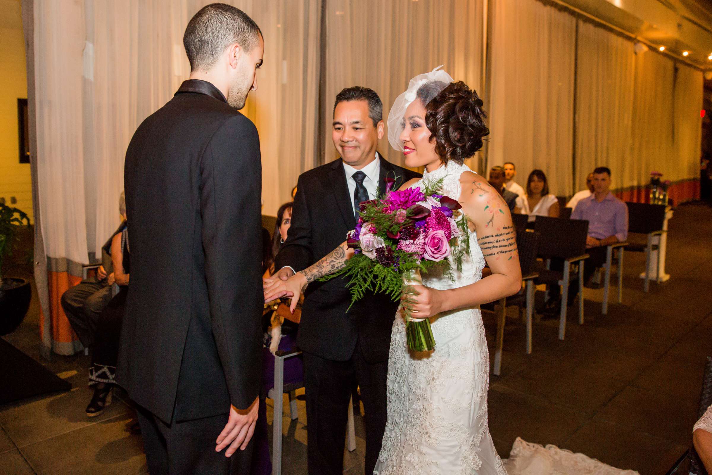 Andaz San Diego Wedding coordinated by Holly Kalkin Weddings, Sharla and Jeremy Wedding Photo #52 by True Photography