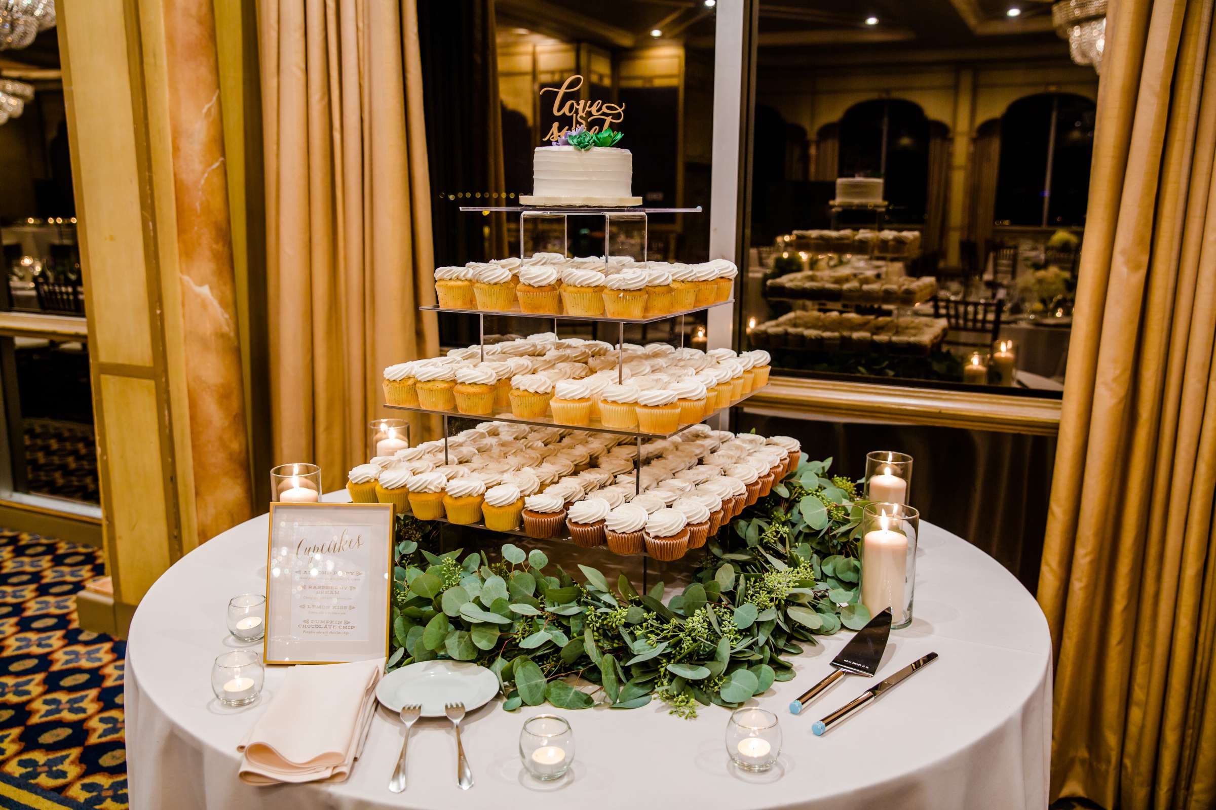 Cake, Cupcake at Bahia Hotel Wedding coordinated by Bahia Hotel, Alaina and Stephen Wedding Photo #91 by True Photography