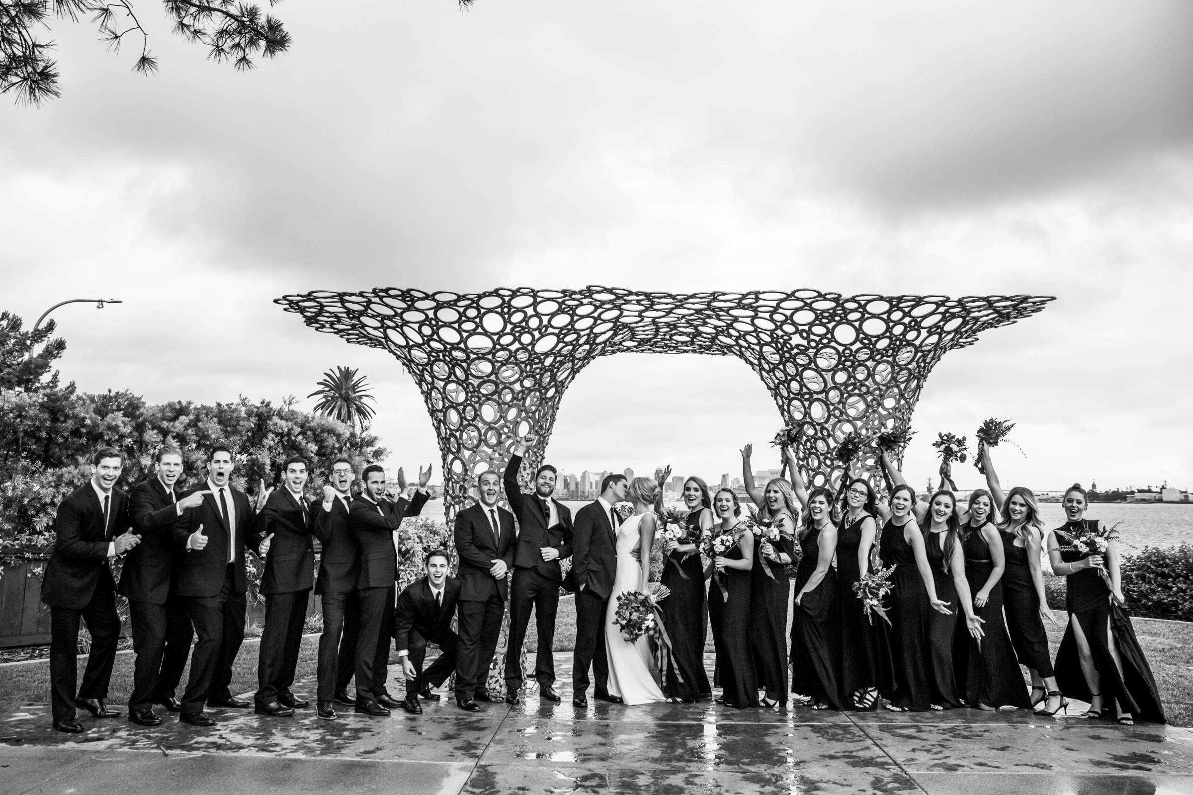 Bridal Party at Tom Ham's Lighthouse Wedding coordinated by Swan Soirees, Amanda and Danny Wedding Photo #16 by True Photography