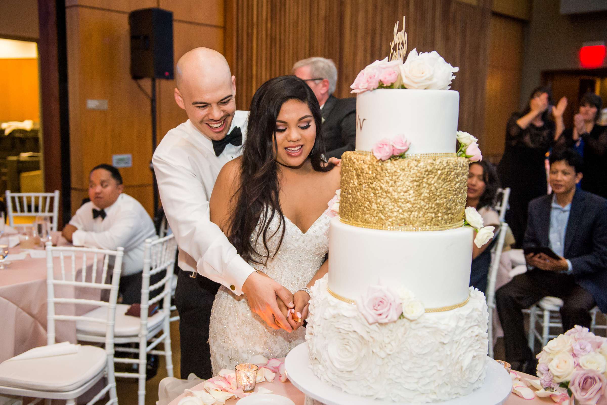 Scripps Seaside Forum Wedding coordinated by Alicia Davey Events, Vanessa and David Wedding Photo #117 by True Photography