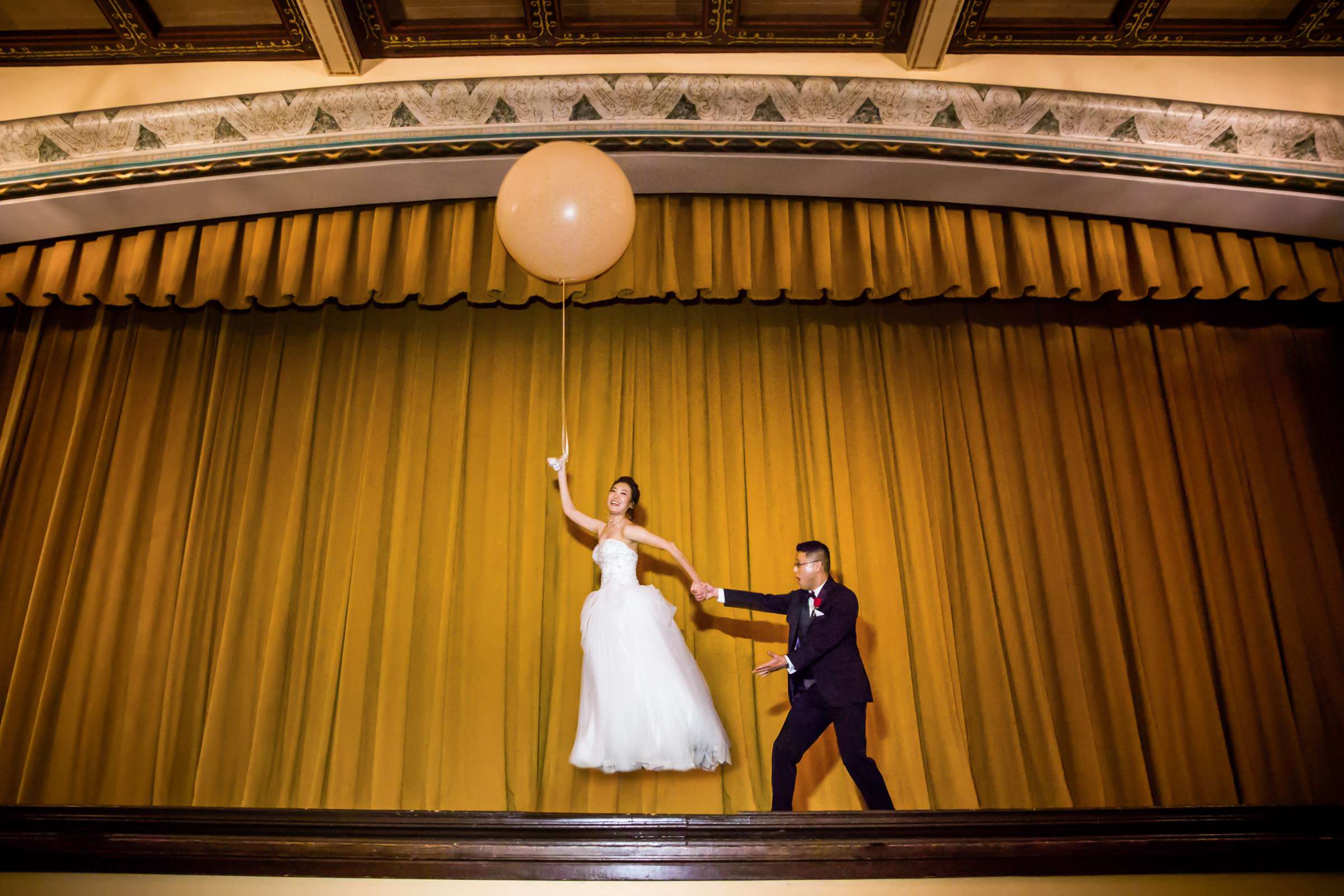 Funny moment at The Prado Wedding, Joyce seon mi and Jong Wedding Photo #1 by True Photography