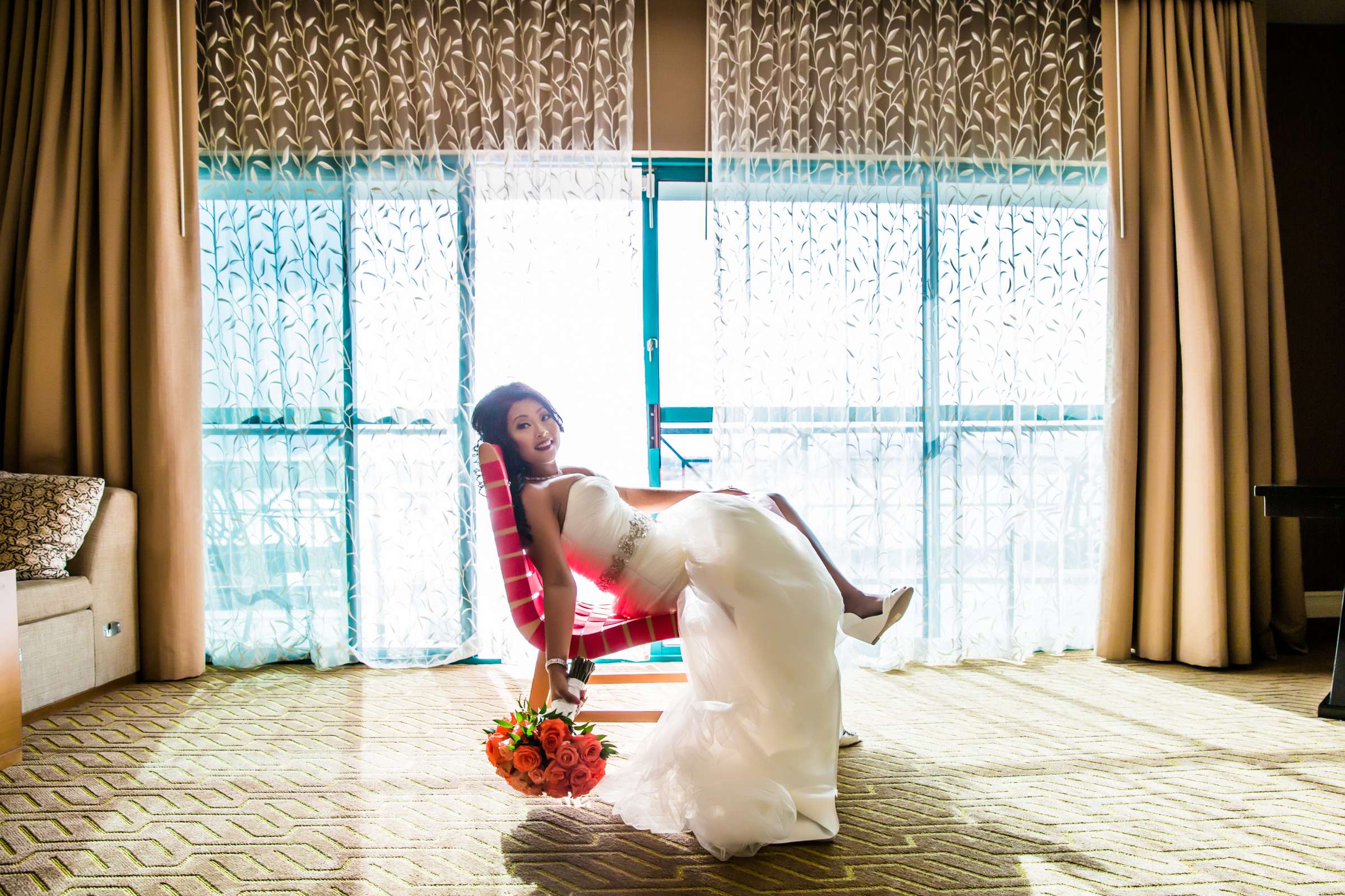 San Diego Central Library Wedding coordinated by MR floral&events, Aratiya and Christopher Wedding Photo #5 by True Photography