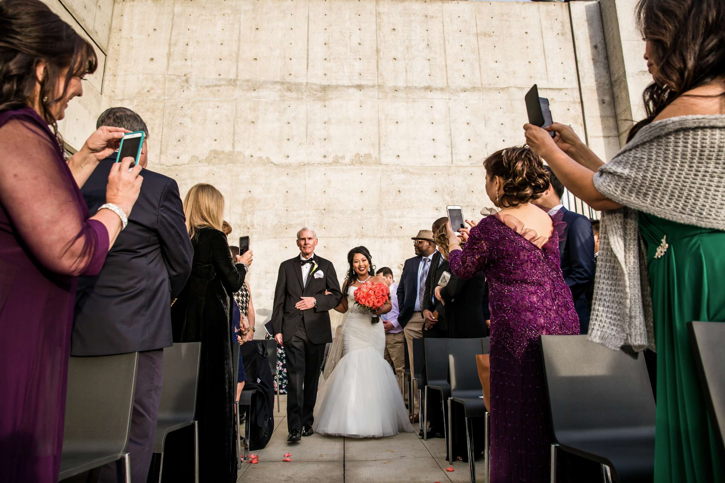 San Diego Central Library Wedding coordinated by MR floral&events, Aratiya and Christopher Wedding Photo #68 by True Photography