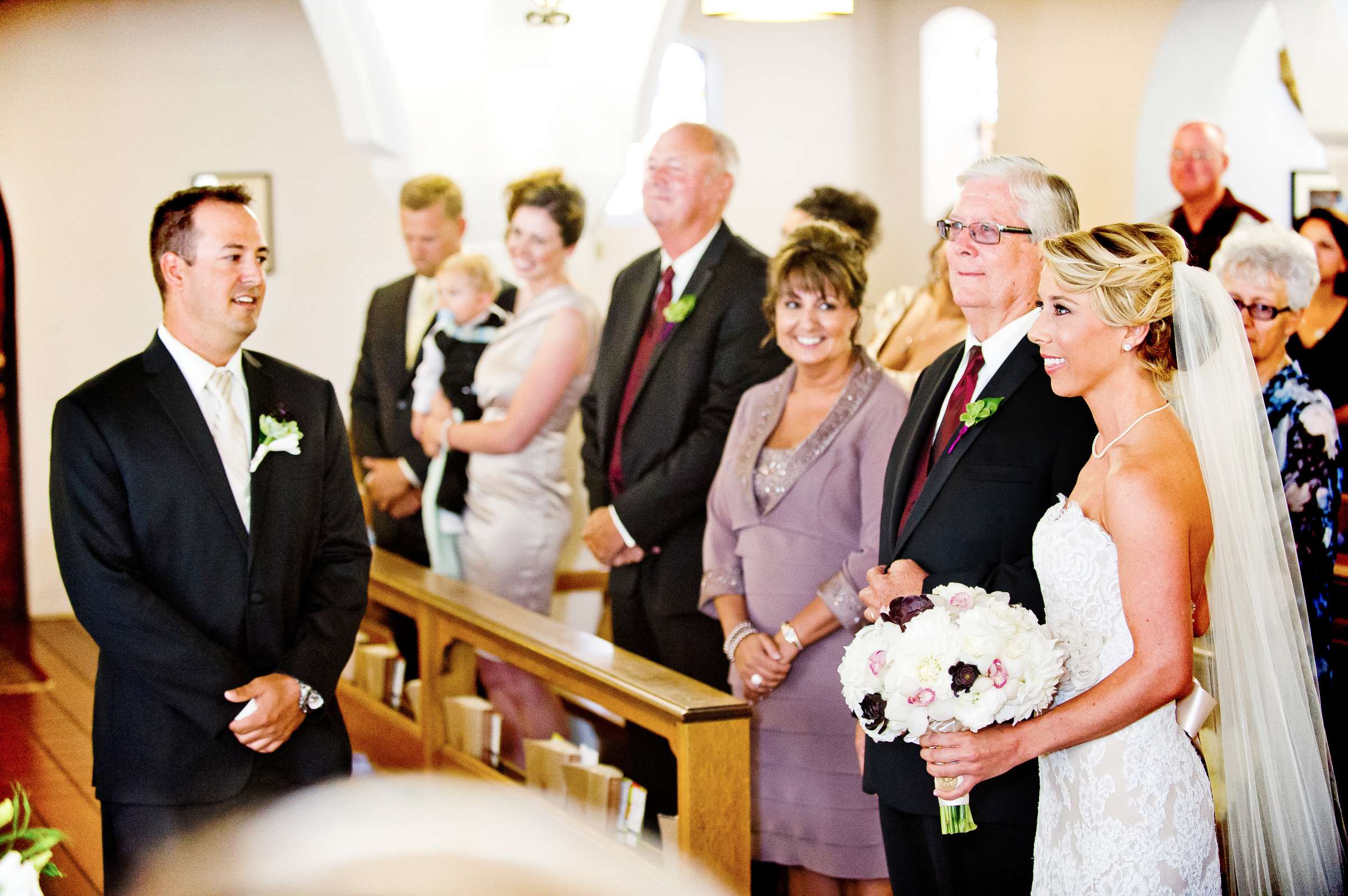 Mary Star of the Sea Wedding coordinated by A Diamond Celebration, Madeline and John Wedding Photo #313543 by True Photography