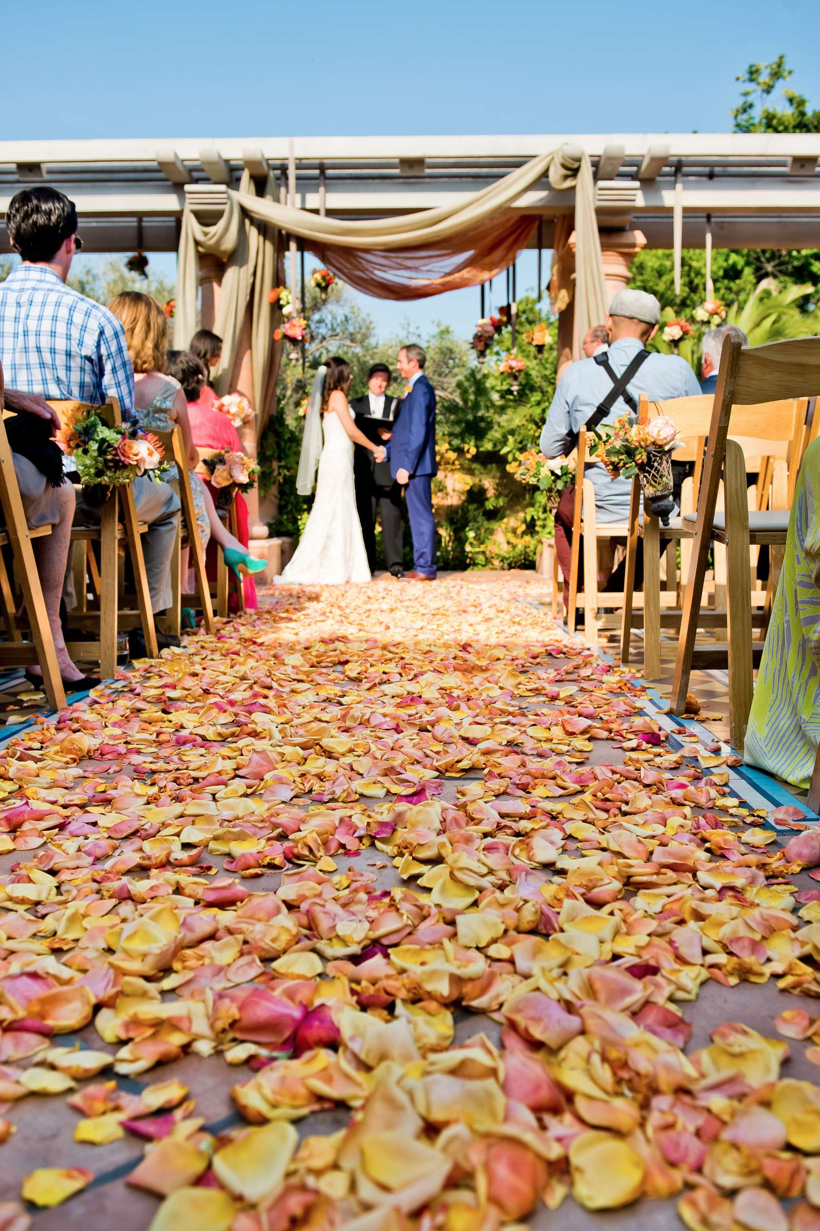 Rancho Valencia Wedding coordinated by EverAfter Events, Yuriko and Philip Wedding Photo #324363 by True Photography