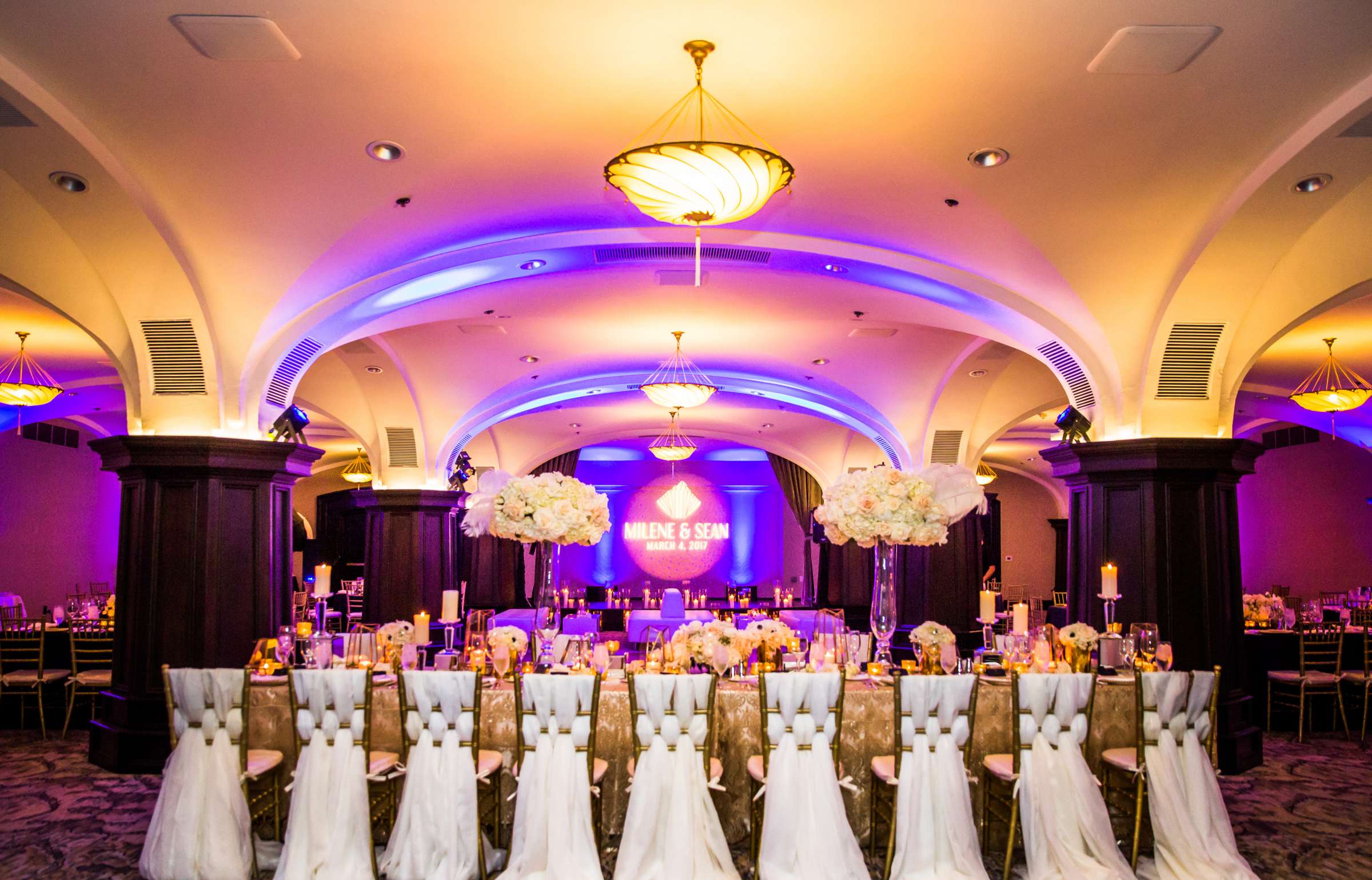 Table Shots, Details at US Grant Wedding coordinated by Lavish Weddings, Milene and Sean Wedding Photo #98 by True Photography