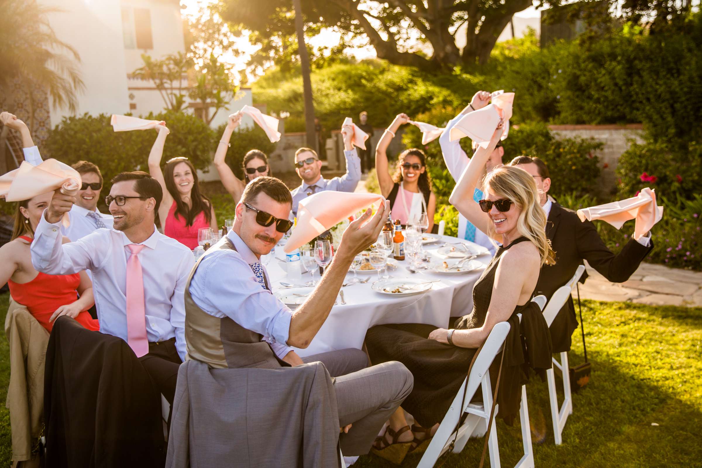 Reception at Adamson House Wedding coordinated by Pop The Champagne Events, Holly and Sean Wedding Photo #139 by True Photography