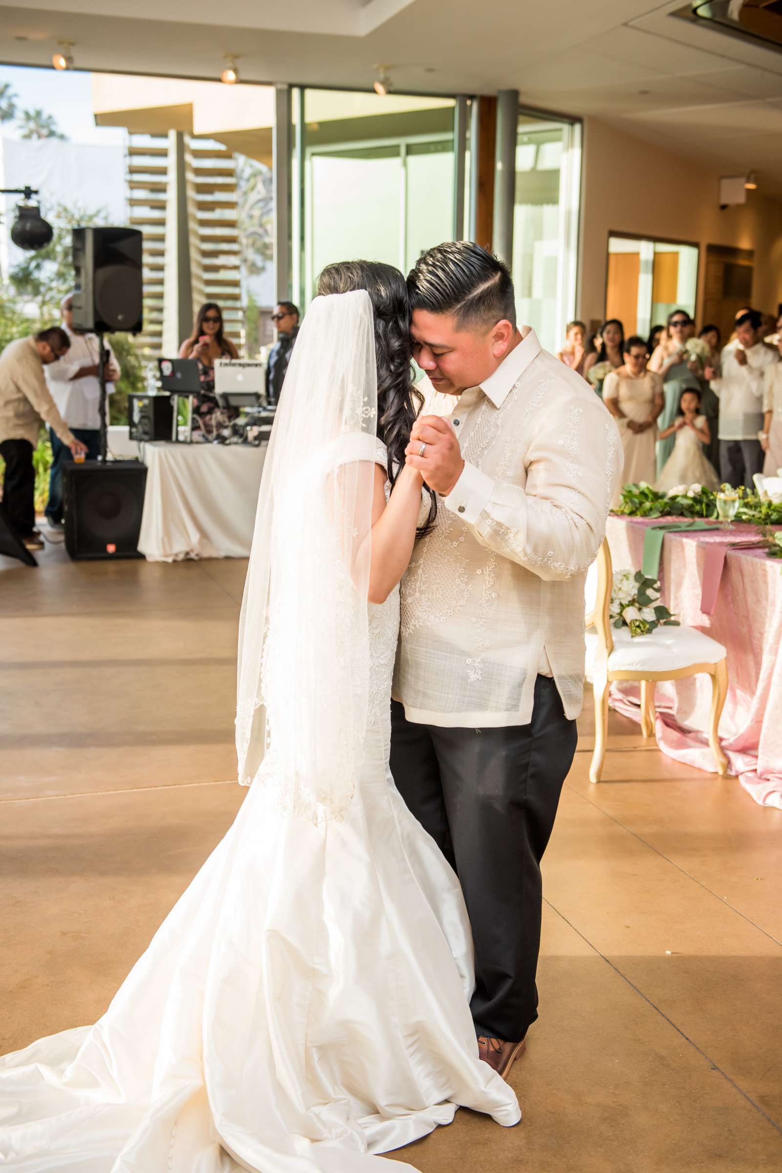 Scripps Seaside Forum Wedding coordinated by Vision Made Events, Marlen and Vince Wedding Photo #100 by True Photography