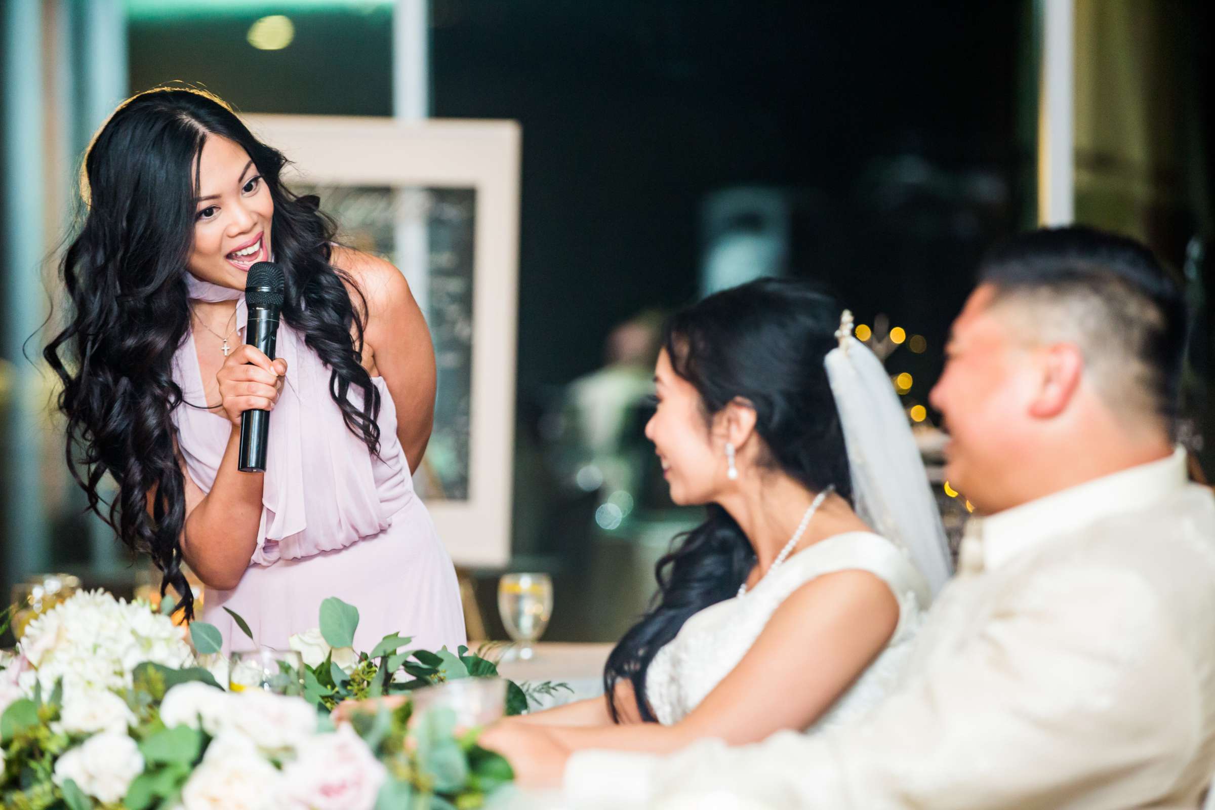 Scripps Seaside Forum Wedding coordinated by Vision Made Events, Marlen and Vince Wedding Photo #110 by True Photography