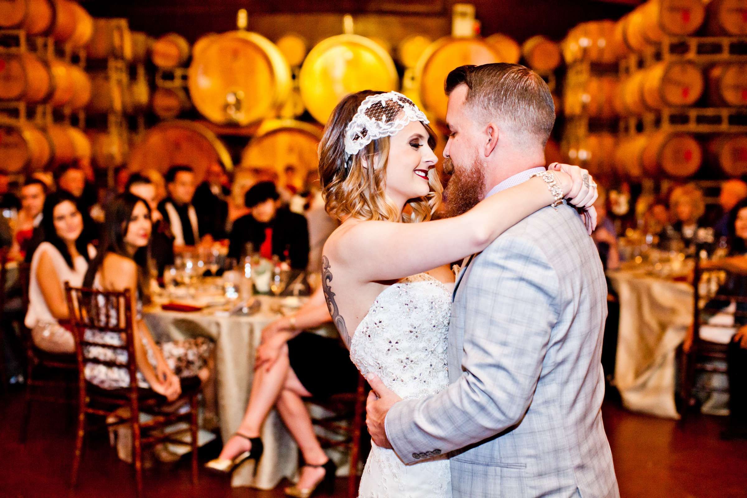 Ponte Estate Winery Wedding coordinated by Seven Stems Floral Design & Events, Rachel and Dustin Wedding Photo #362441 by True Photography