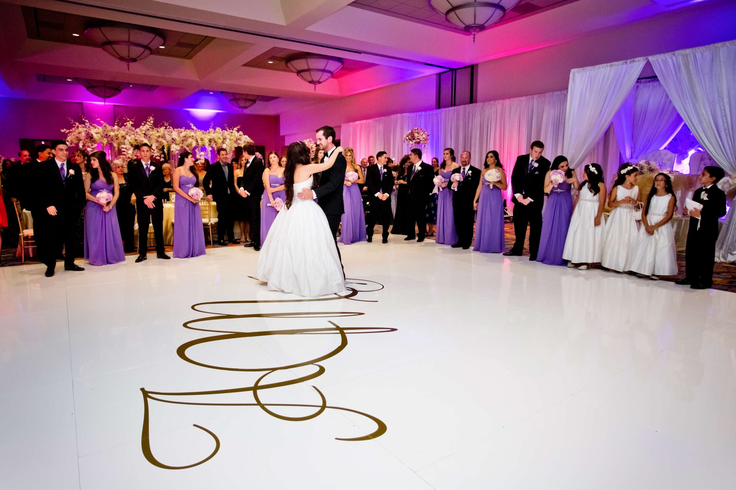 Marriott Marquis San Diego Marina Wedding coordinated by First Comes Love Weddings & Events, Alexandria and John-Patrick Wedding Photo #371074 by True Photography