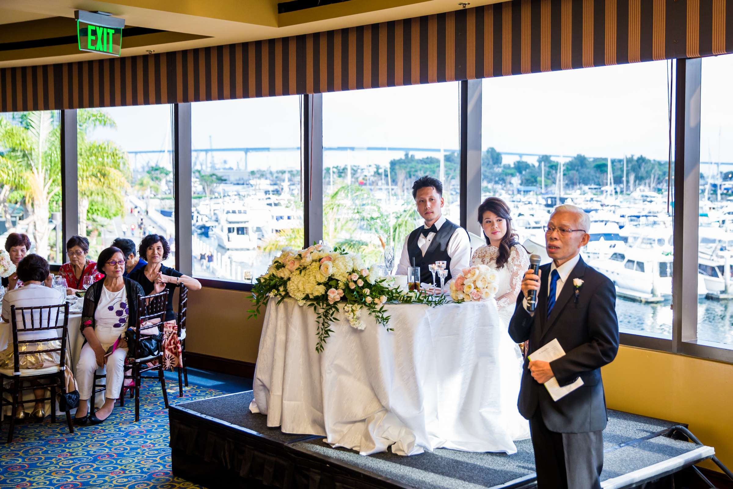 Marriott Marquis San Diego Marina Wedding coordinated by Michelle Elizabeth Events and Design, Minh and Jason Wedding Photo #78 by True Photography