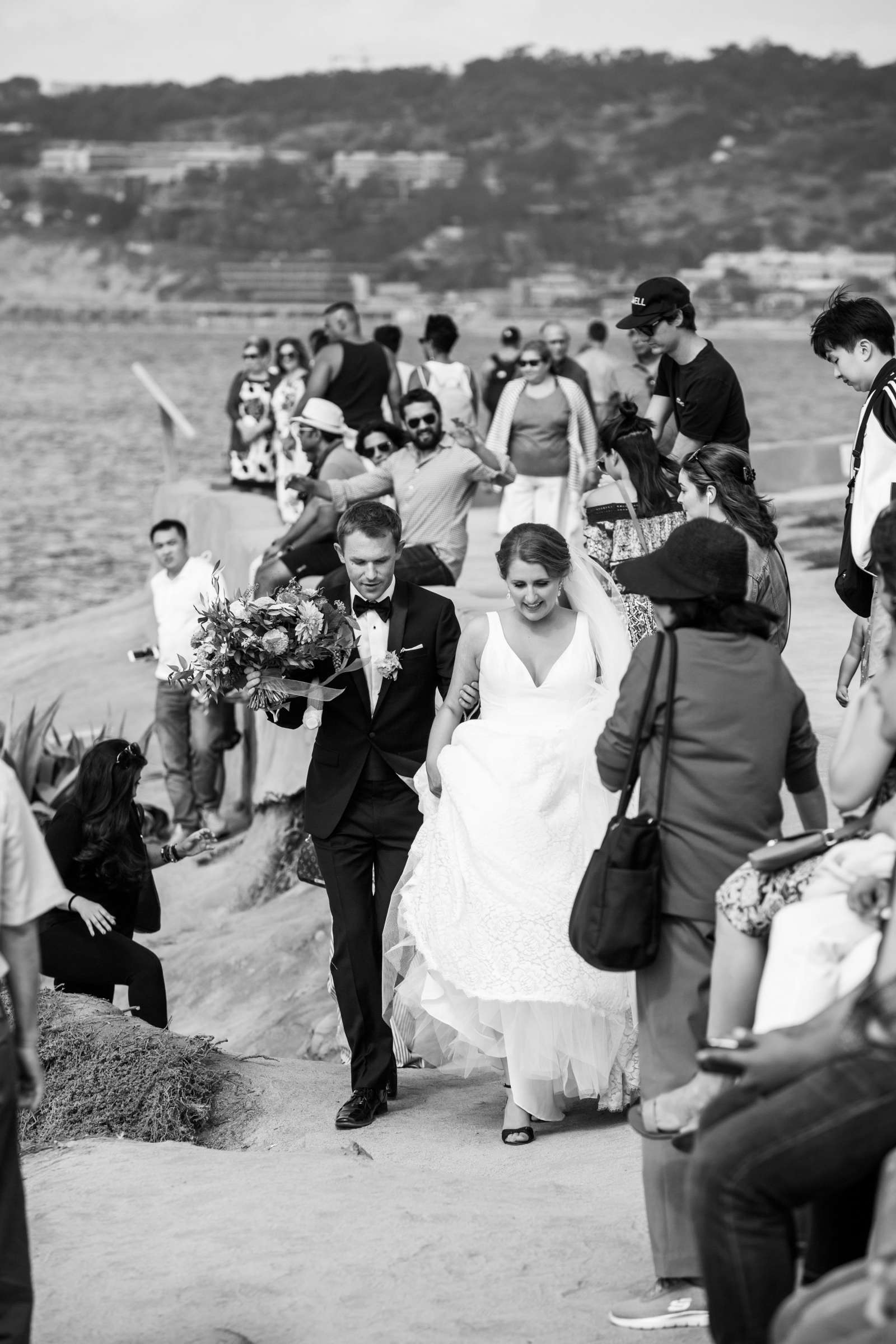 La Valencia Wedding coordinated by Francine Ribeau Events, Caitlin and Andrew Wedding Photo #84 by True Photography