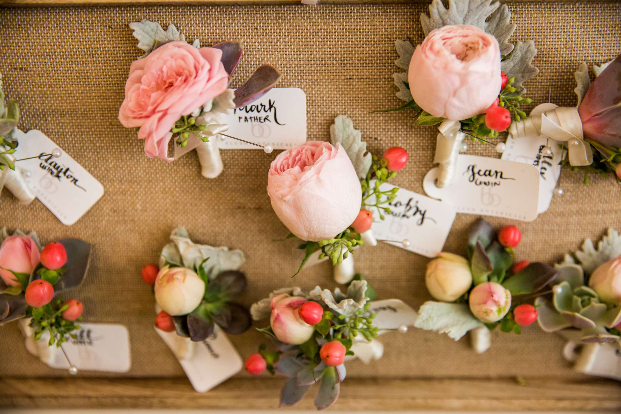 boutonnière at Wedding coordinated by CZ Events, Marissa and Stephen Wedding Photo #186 by True Photography