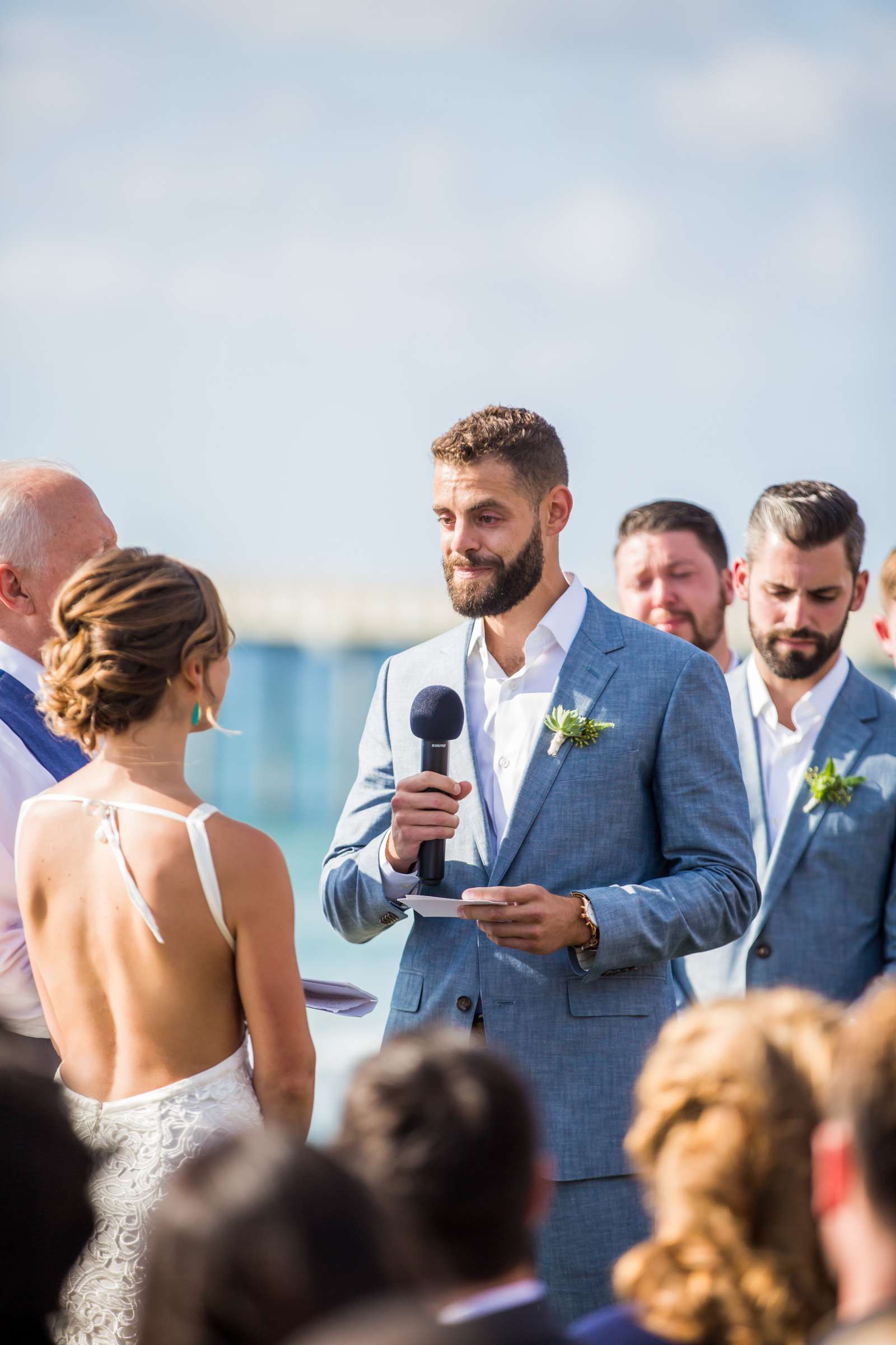 Scripps Seaside Forum Wedding coordinated by Ivory + Stone Event Co., Bria and Tyler Wedding Photo #413317 by True Photography