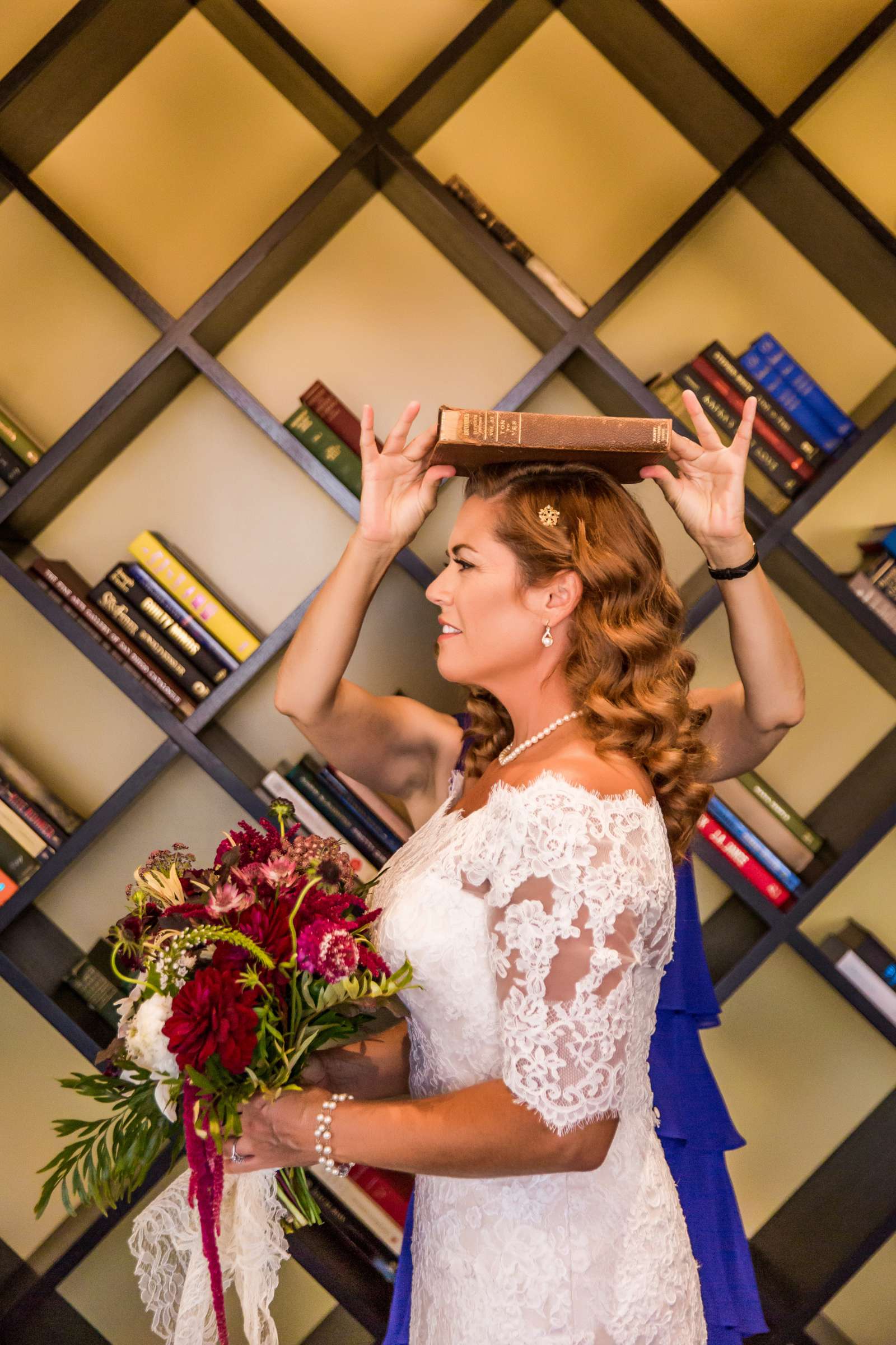 Bride at The University Club Atop Symphony Towers Wedding coordinated by Aquilone Events, Amy and Brett Wedding Photo #414075 by True Photography