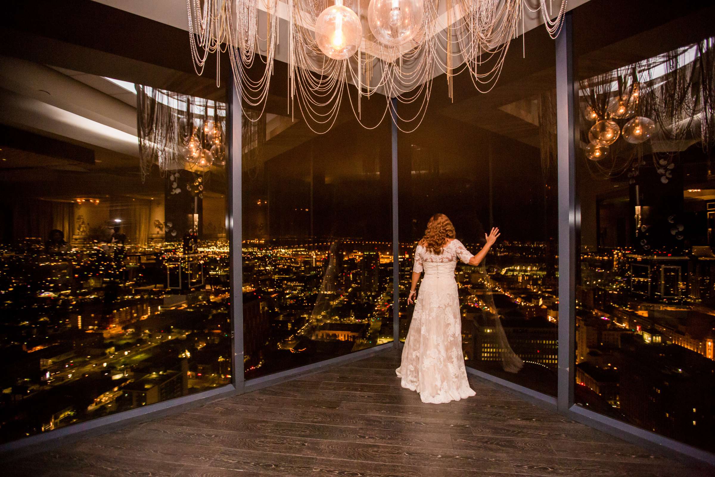 The University Club Atop Symphony Towers Wedding coordinated by Aquilone Events, Amy and Brett Wedding Photo #414169 by True Photography