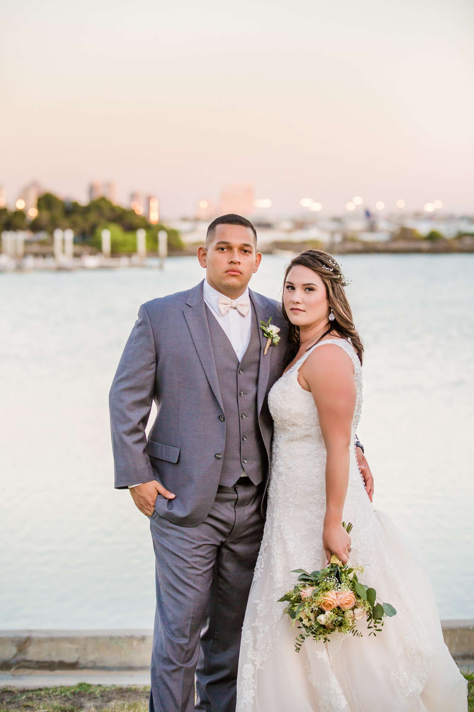 Courtyard by Marriott San Diego Airport/Liberty Station Wedding coordinated by This and That Event Services, Renae and Adrian Wedding Photo #76 by True Photography