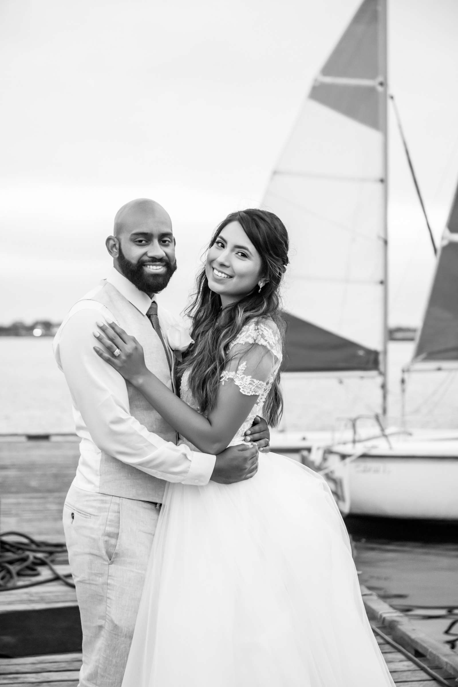 San Diego Mission Bay Resort Wedding coordinated by Elements of Style, Ana and Bobby Wedding Photo #20 by True Photography