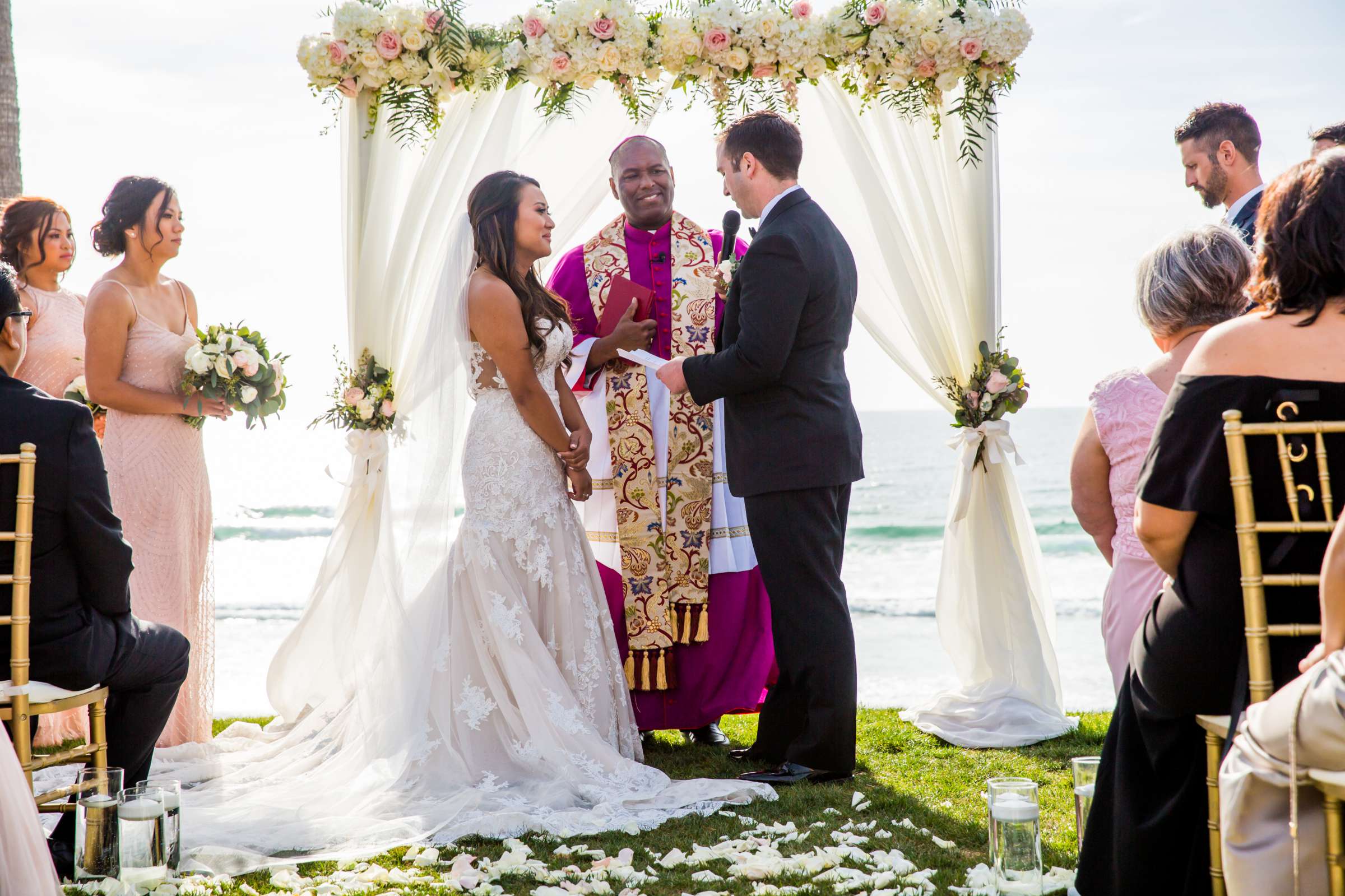 Scripps Seaside Forum Wedding coordinated by Lavish Weddings, Krystle and Justin Wedding Photo #453323 by True Photography