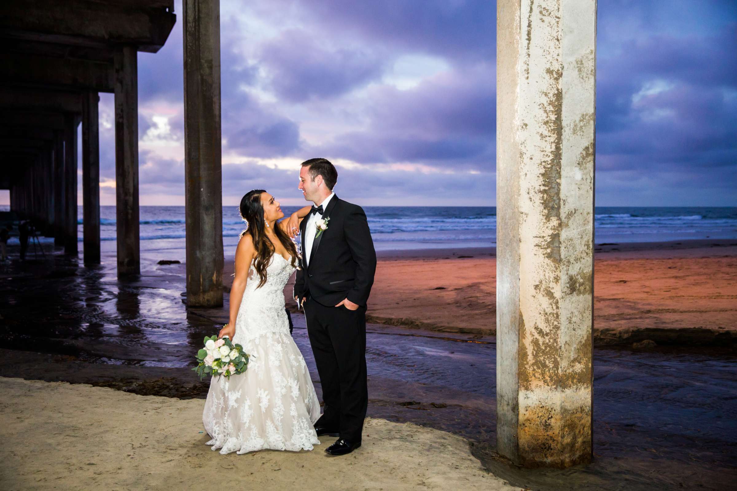 Scripps Seaside Forum Wedding coordinated by Lavish Weddings, Krystle and Justin Wedding Photo #453344 by True Photography
