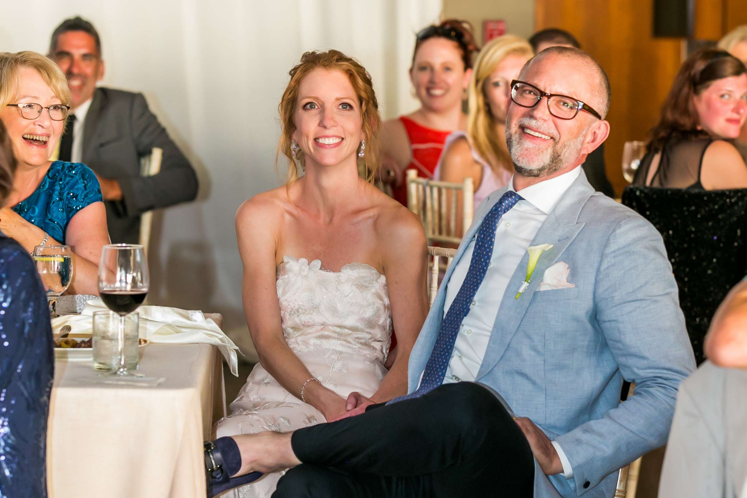 Scripps Seaside Forum Wedding coordinated by First Comes Love Weddings & Events, Melissa and Patrick Wedding Photo #77 by True Photography