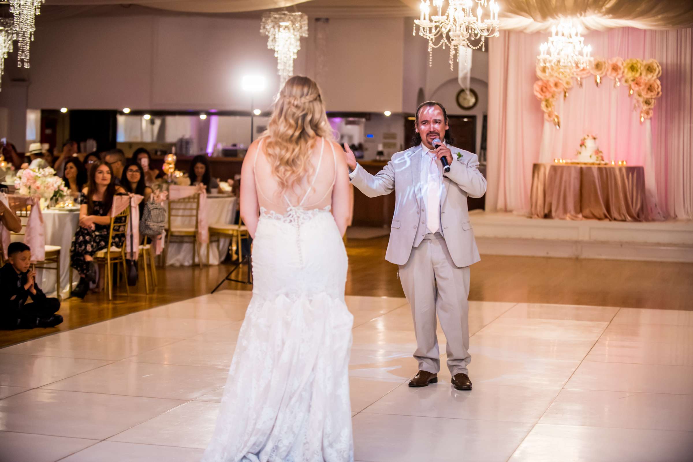 Fiesta Hall Wedding coordinated by At Your Side Planning, Jennifer and Johnny Wedding Photo #62 by True Photography