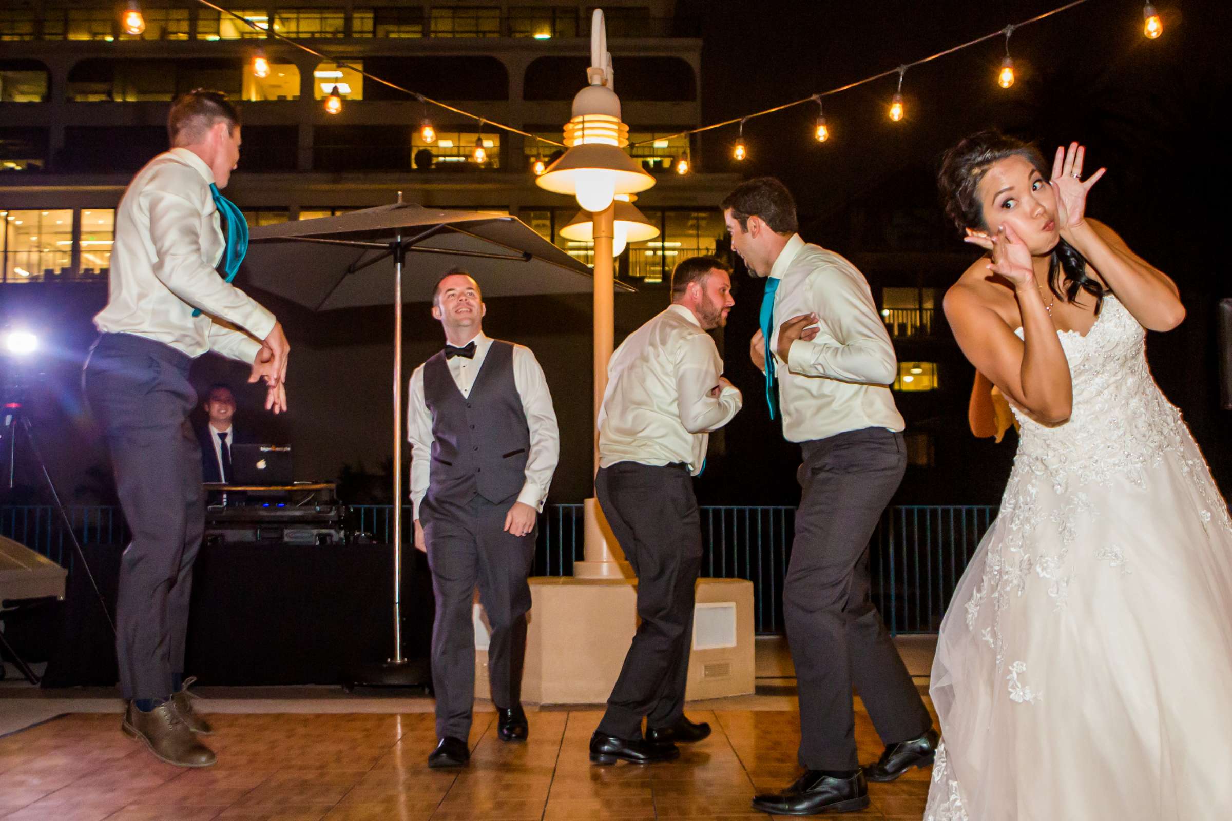 La Jolla Cove Rooftop Wedding coordinated by The Abbey Catering, Elisa and Christopher Wedding Photo #105 by True Photography