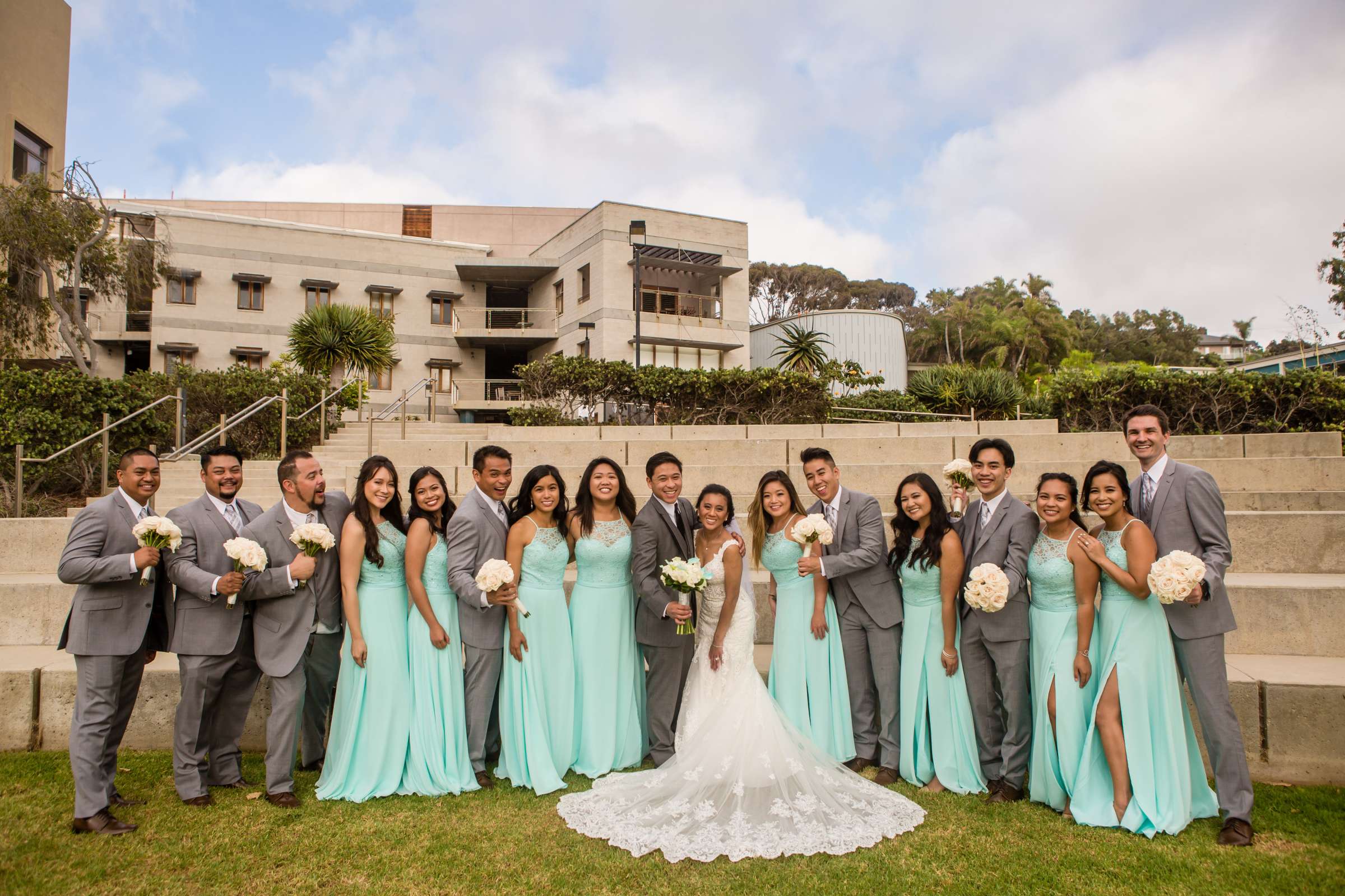 Scripps Seaside Forum Wedding coordinated by Sweet Blossom Weddings, Katrina and Mitchell Wedding Photo #49 by True Photography