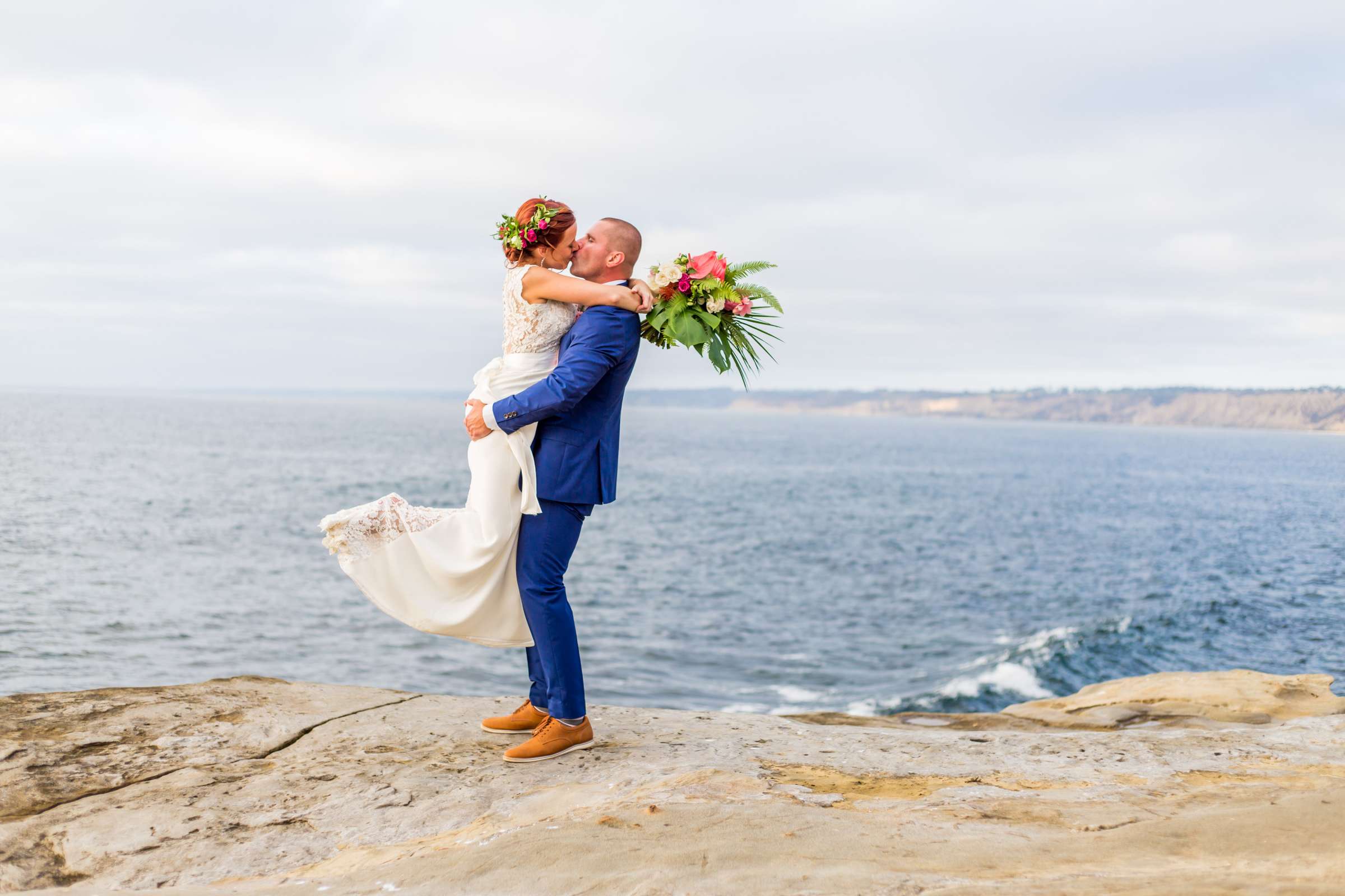 La Valencia Wedding coordinated by First Comes Love Weddings & Events, Kristin and Greg Wedding Photo #14 by True Photography