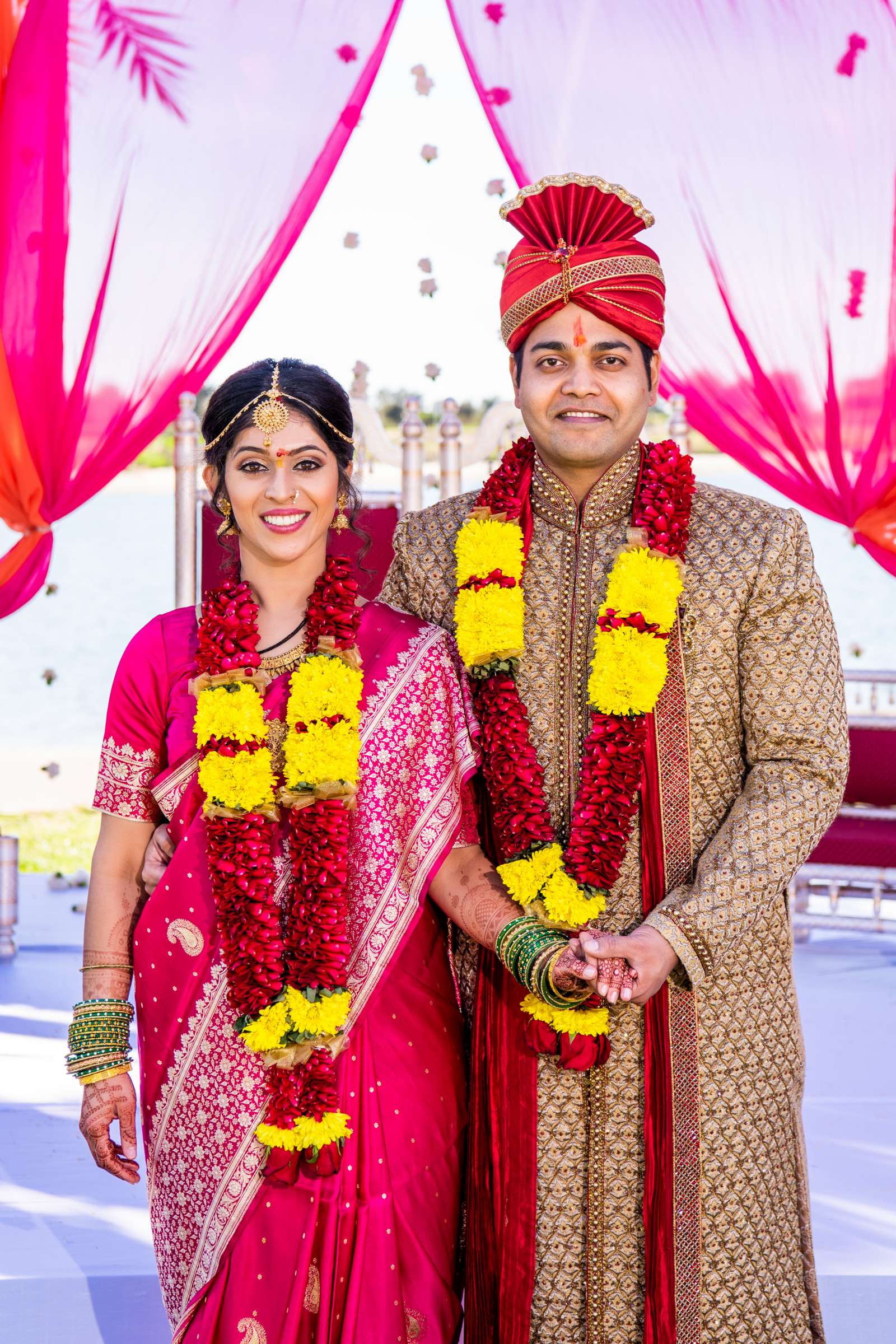 San Diego Mission Bay Resort Wedding coordinated by Sweet Love Designs, Ruchi and Abhijit Wedding Photo #3 by True Photography