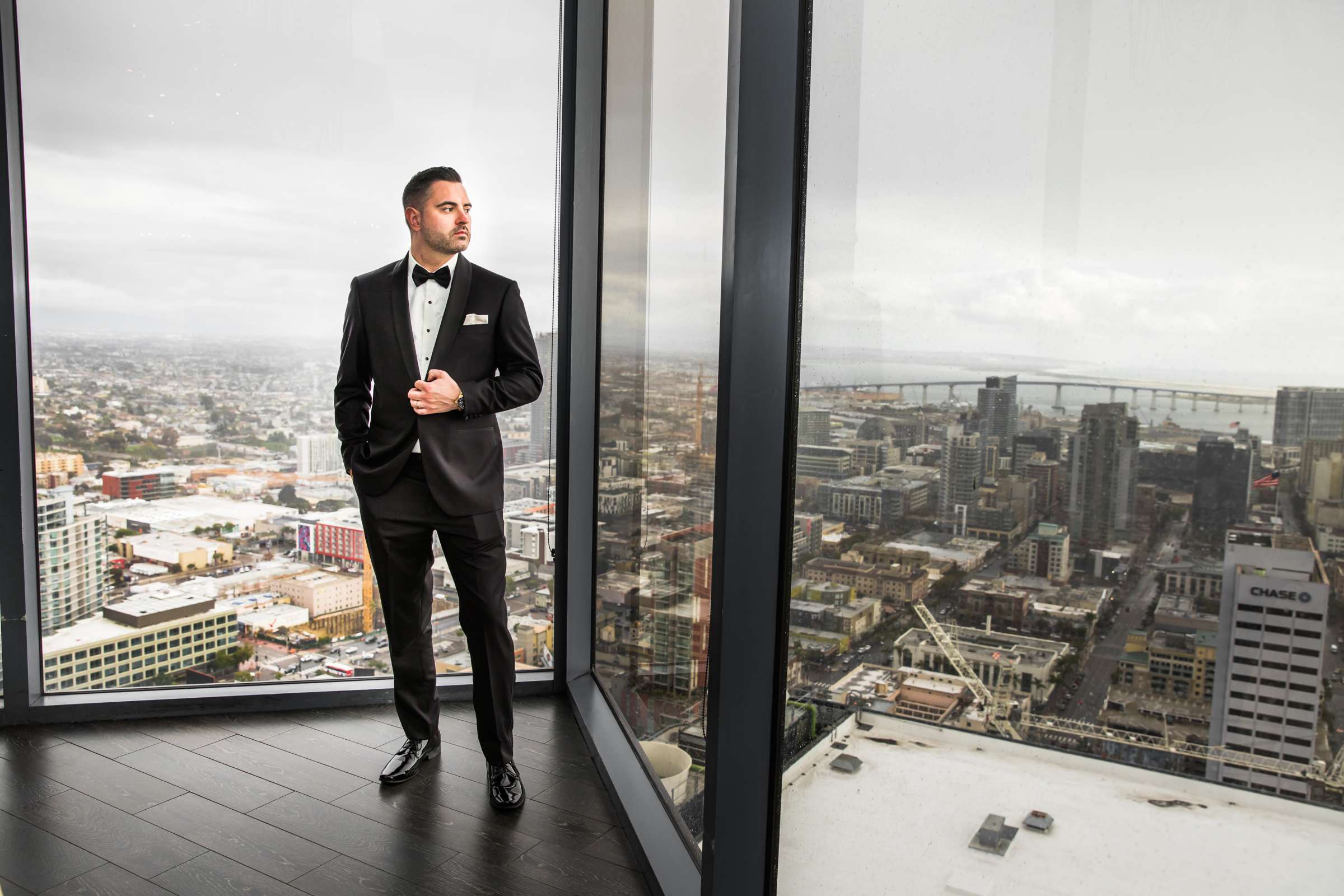 The University Club Atop Symphony Towers Wedding, Kelly and Adam Wedding Photo #8 by True Photography