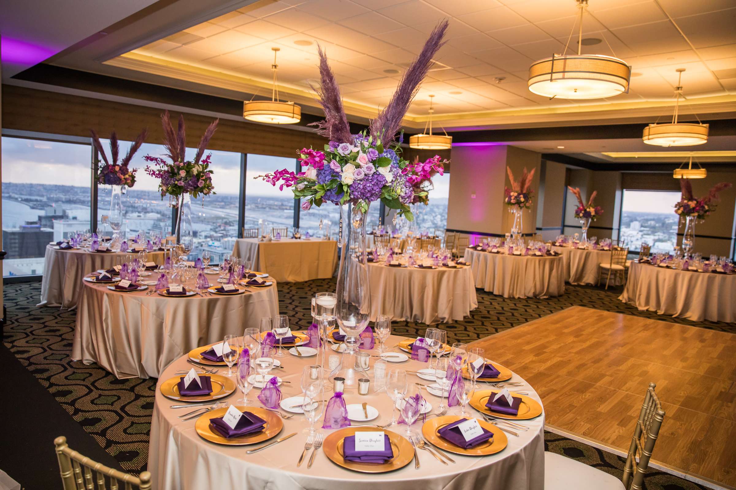 The University Club Atop Symphony Towers Wedding, Kelly and Adam Wedding Photo #85 by True Photography