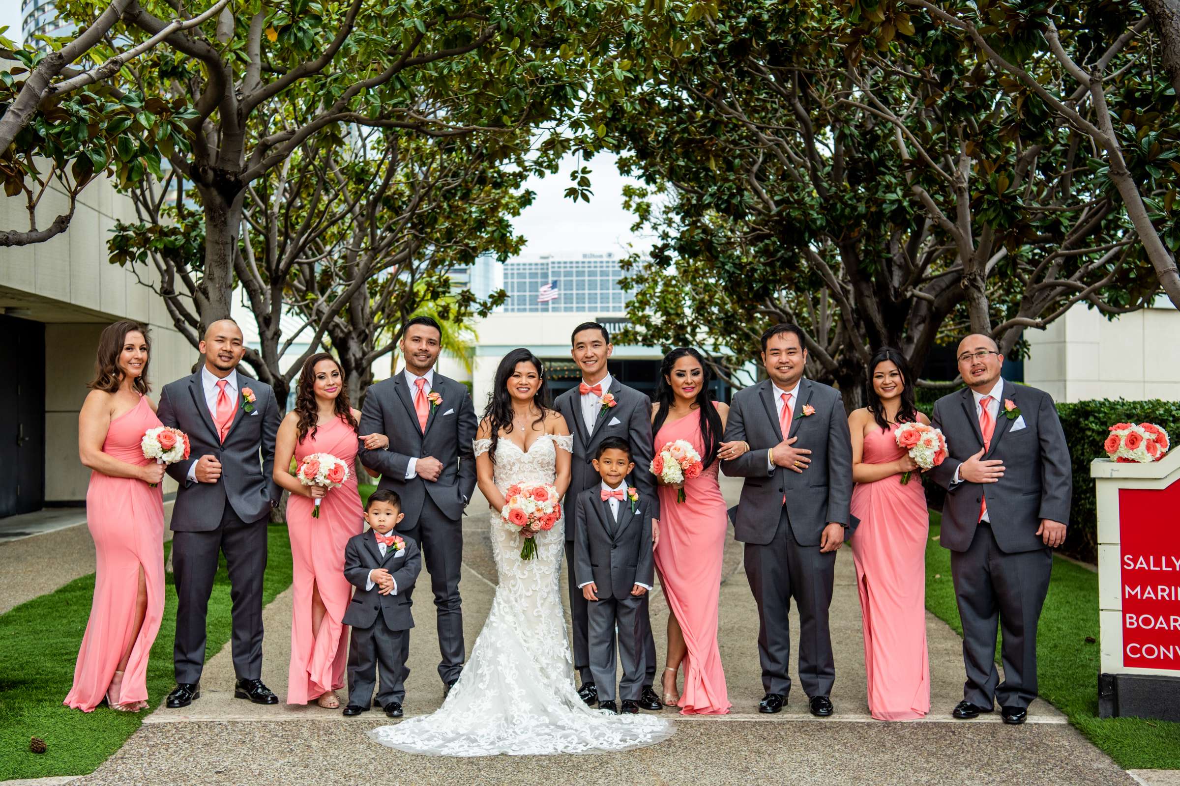 Manchester Grand Hyatt San Diego Wedding coordinated by Bella Mia Exclusive Events, Paula and Jimmy Wedding Photo #59 by True Photography
