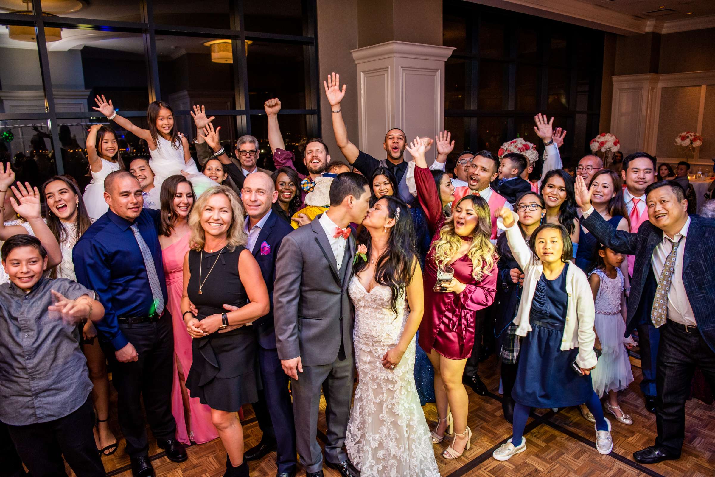 Manchester Grand Hyatt San Diego Wedding coordinated by Bella Mia Exclusive Events, Paula and Jimmy Wedding Photo #109 by True Photography