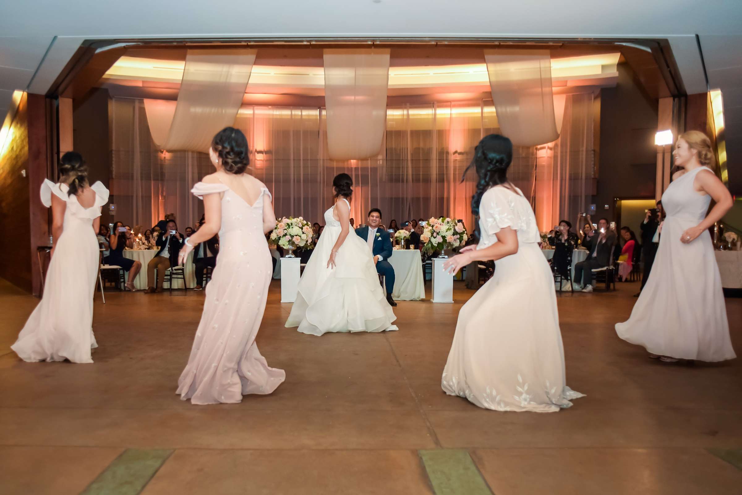 Scripps Seaside Forum Wedding coordinated by Willmus Weddings, Quynh and Tyler Wedding Photo #41 by True Photography