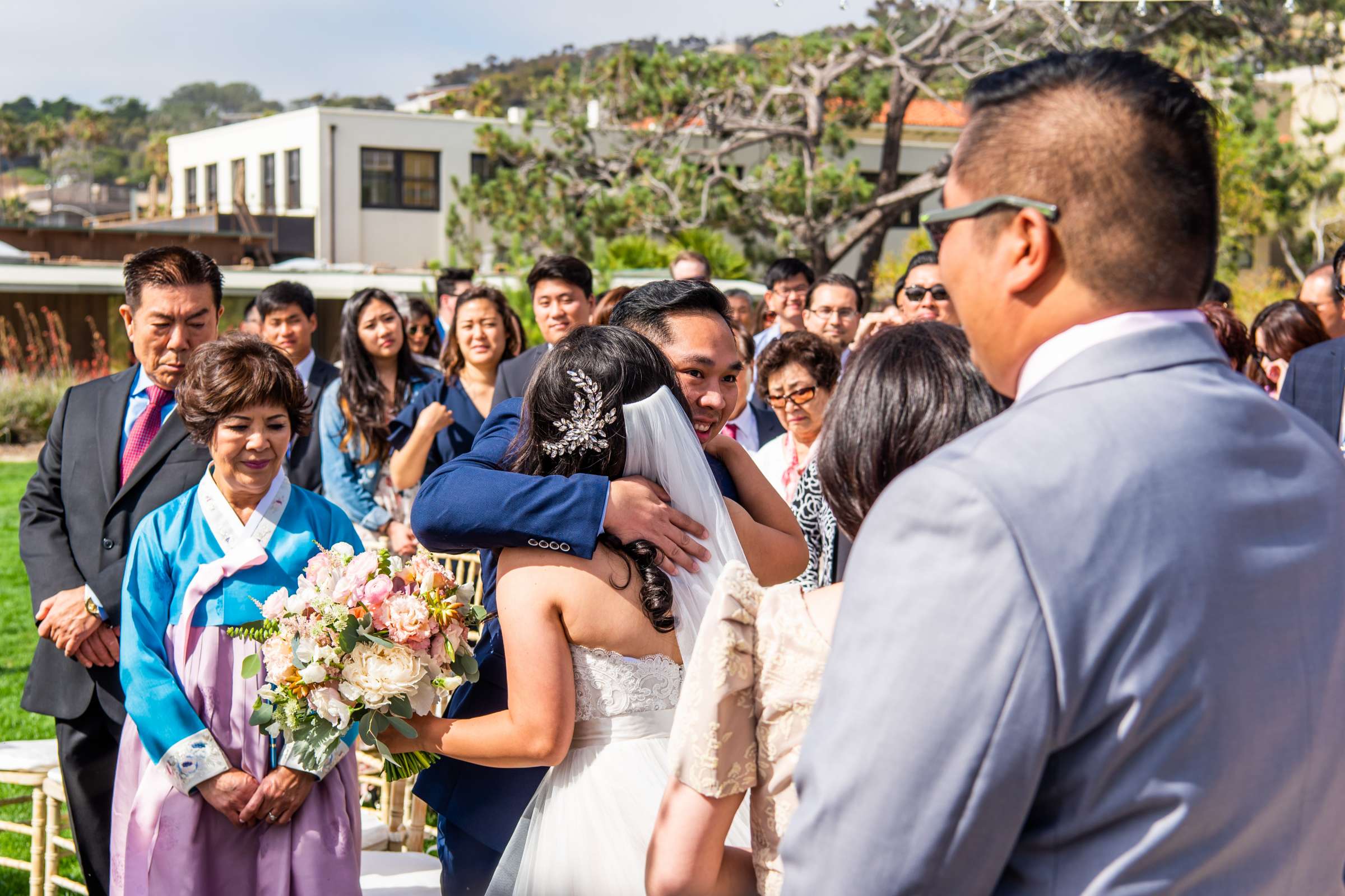 Scripps Seaside Forum Wedding coordinated by First Comes Love Weddings & Events, Beth and Brian Wedding Photo #83 by True Photography