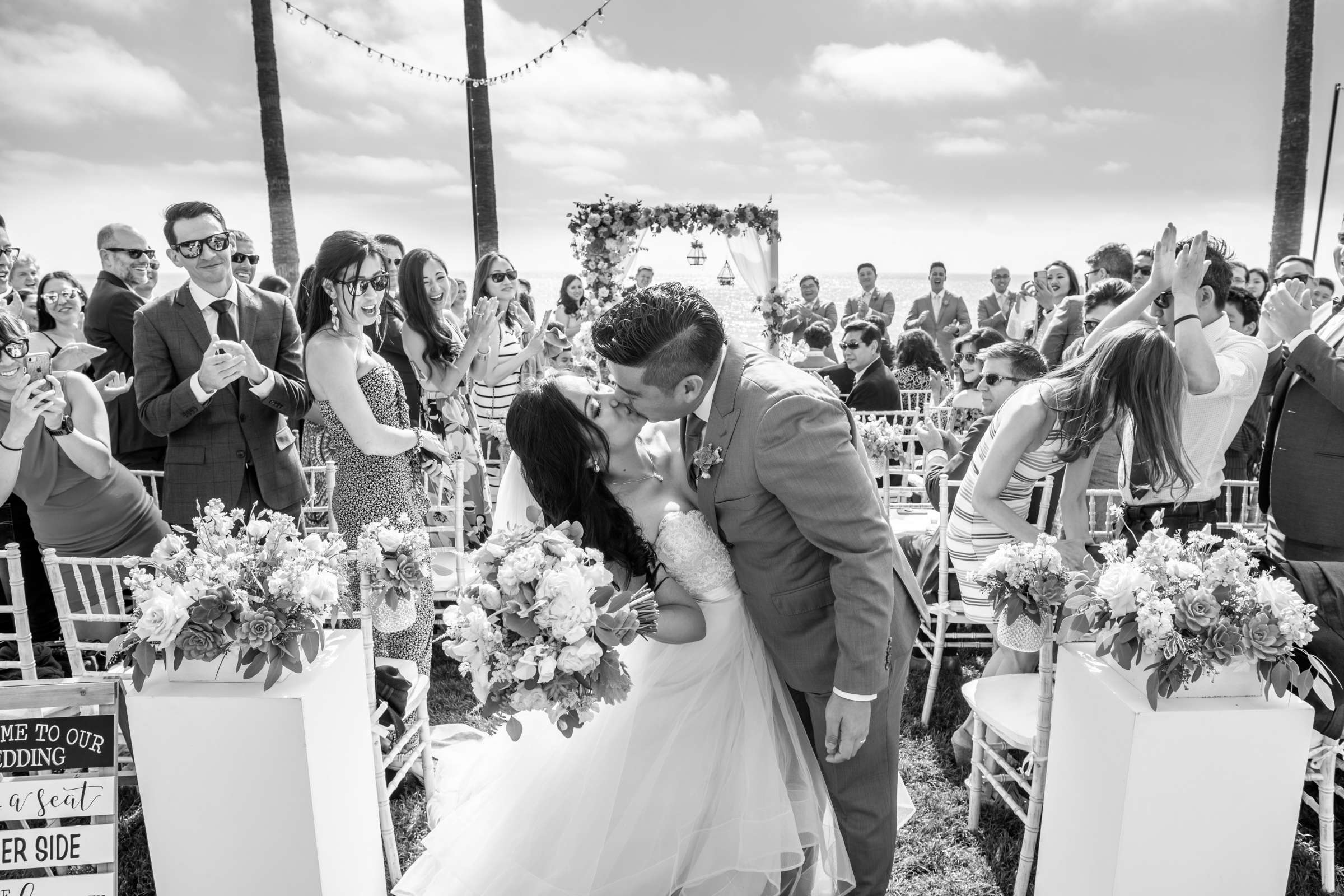 Scripps Seaside Forum Wedding coordinated by First Comes Love Weddings & Events, Beth and Brian Wedding Photo #94 by True Photography